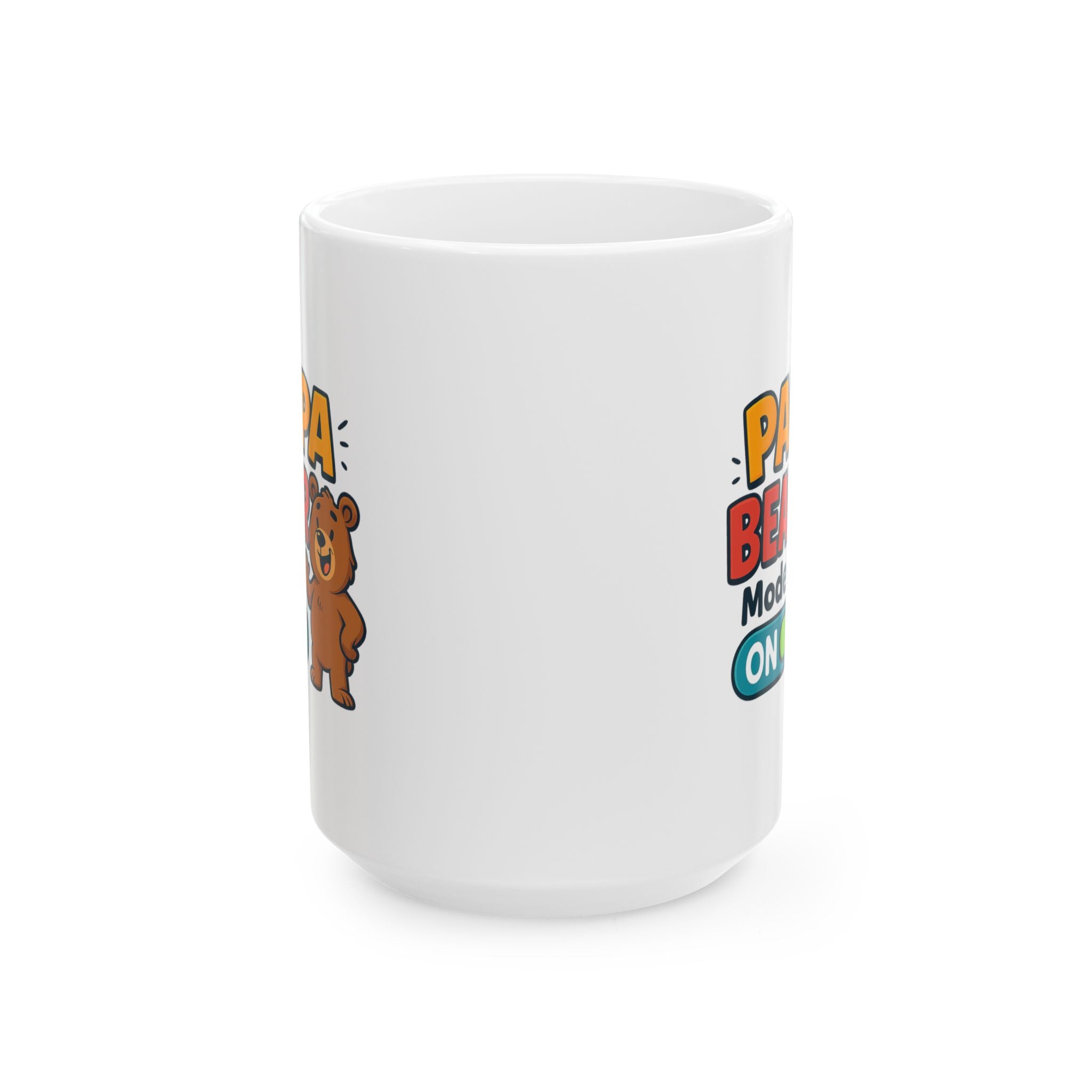 Papa Bear Mode Permanently Activated Coffee Mug | Funny Dad Gift | Ceramic Mug