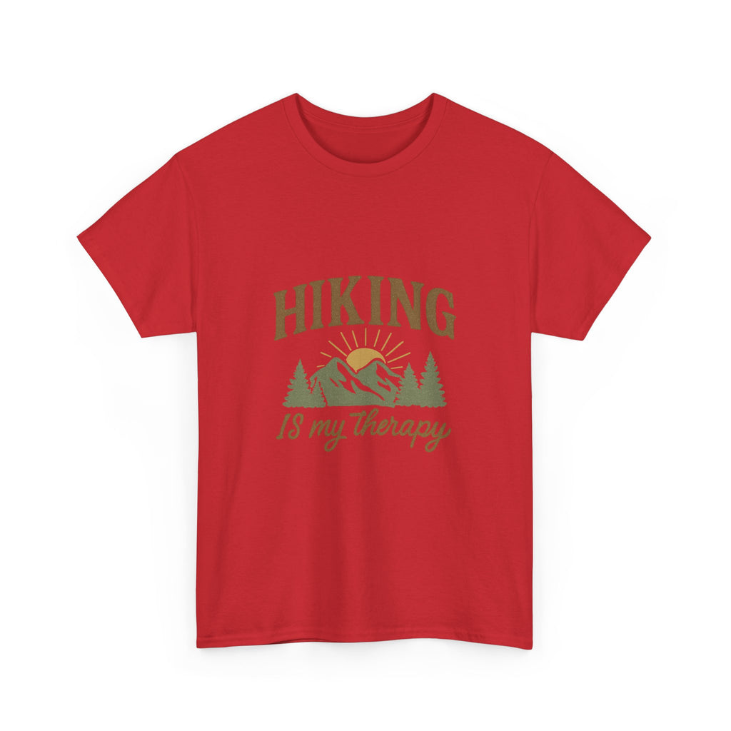 Hiking Is My Therapy Outdoors T-Shirt | Hiking Lover Gift | Graphic Tee