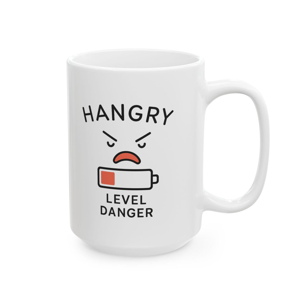 Hungry And Angry About It Hangry Coffee Mug | Funny Gift | Ceramic Mug