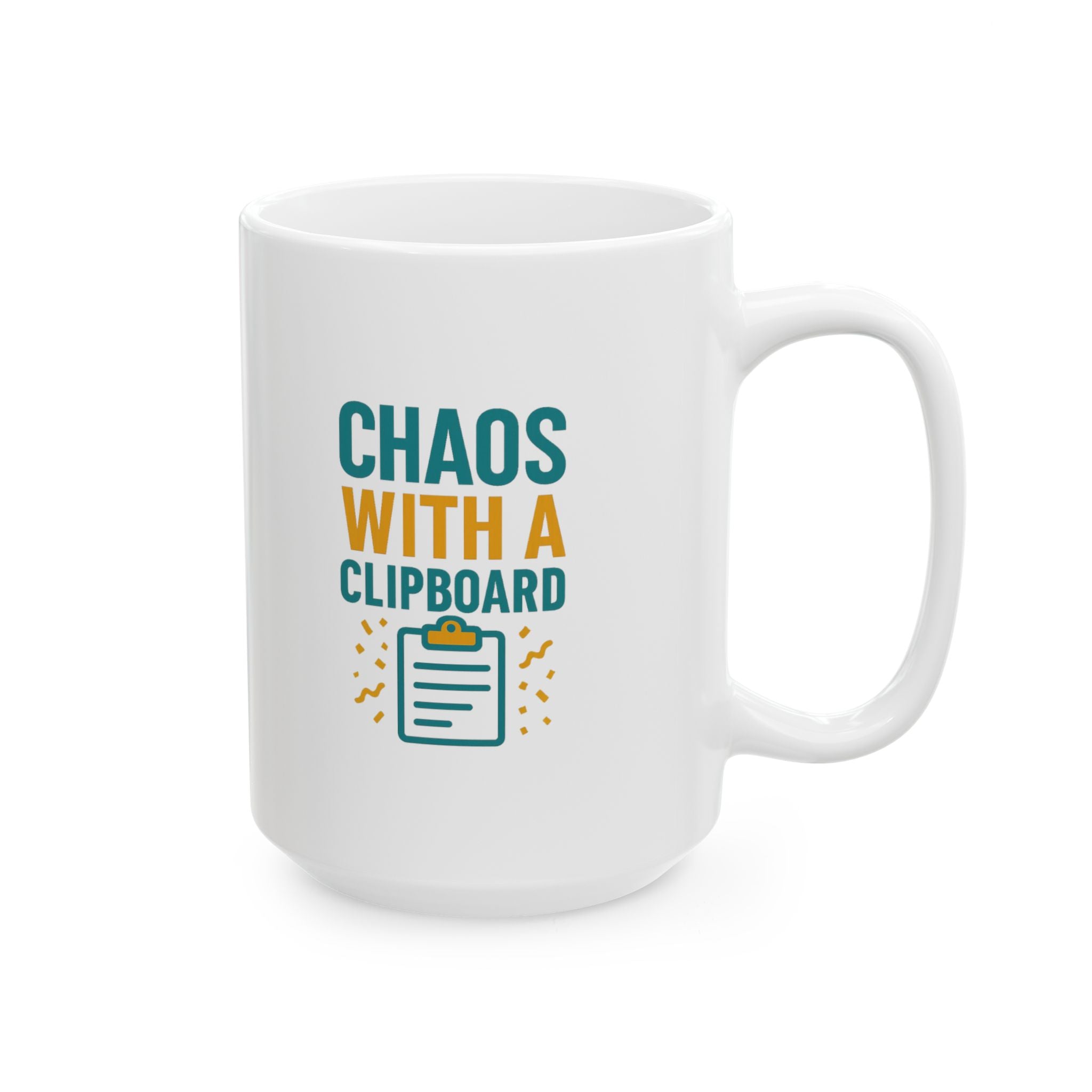 Event Planner Chaos With A Clipboard Coffee Mug | Unique Gift | Ceramic Mug