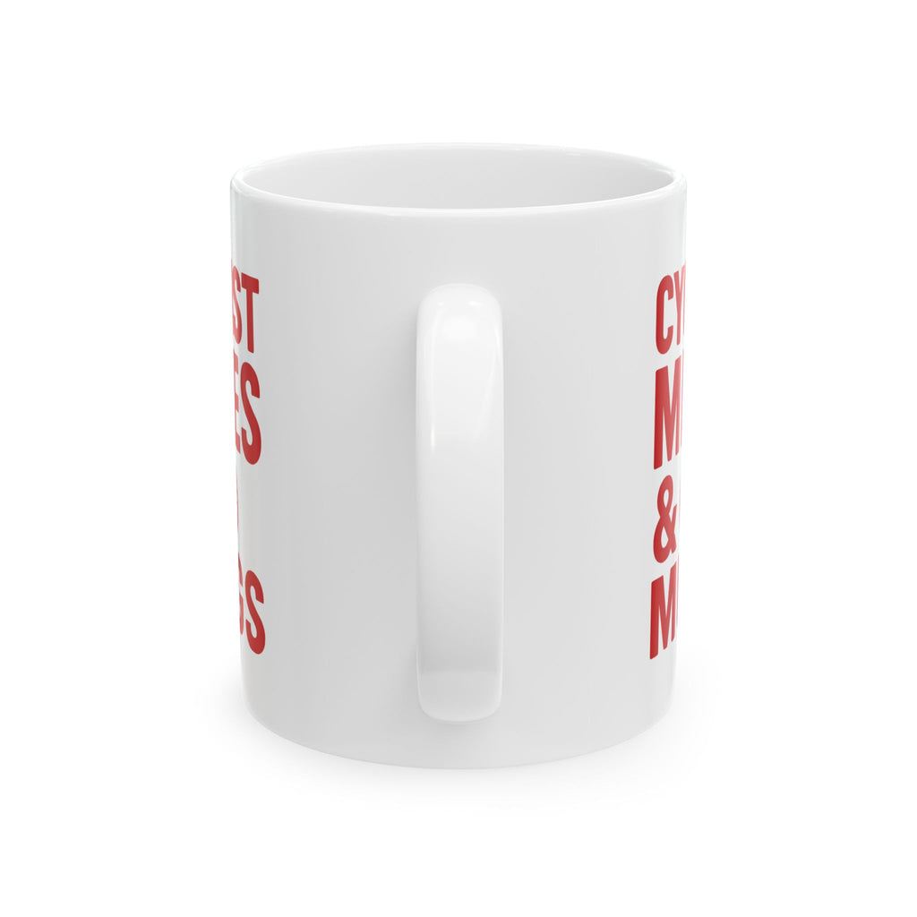 Cyclist Miles And Mugs Coffee Mug | Unique Gift | Ceramic Mug