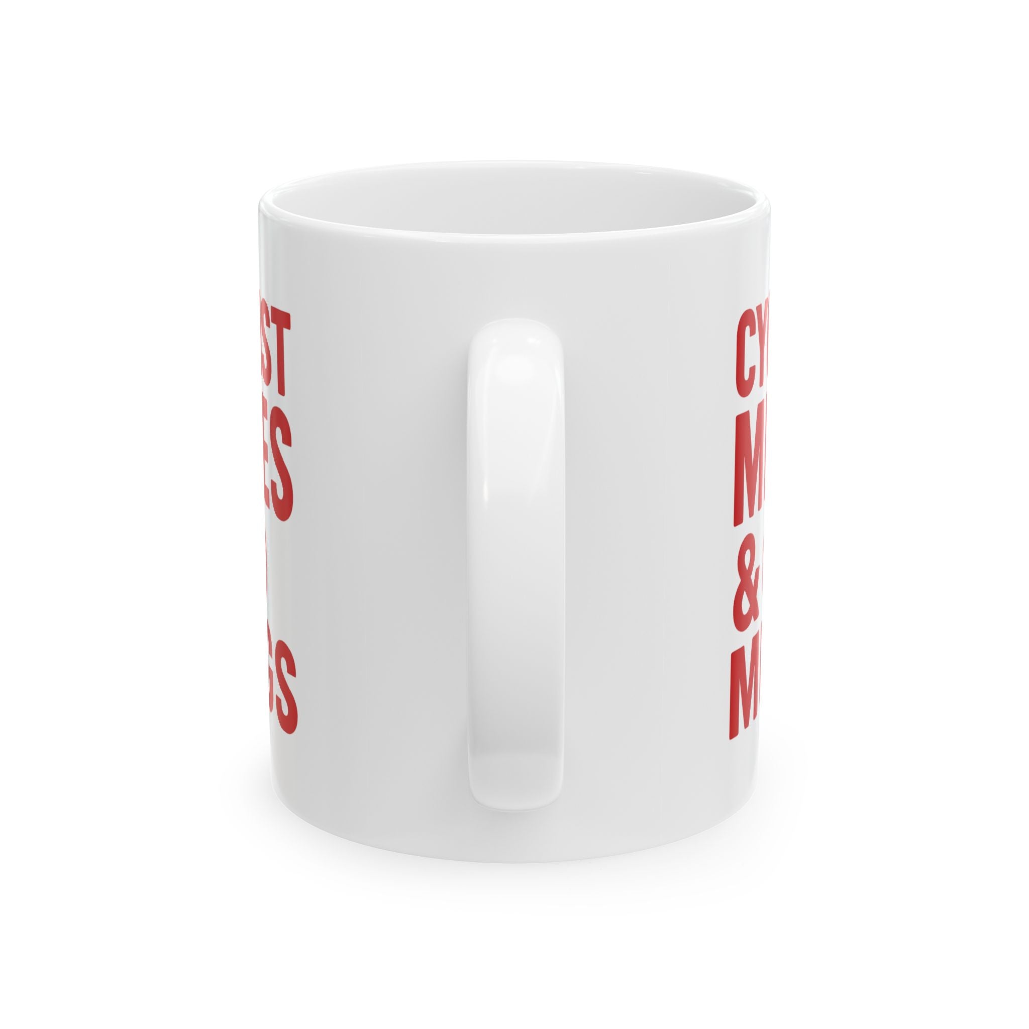 Cyclist Miles And Mugs Coffee Mug | Unique Gift | Ceramic Mug