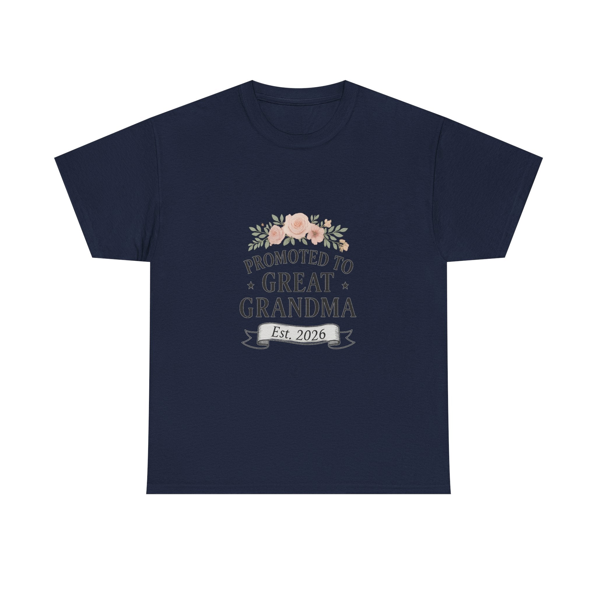 Promoted To Great Grandma Est 2026 T-Shirt | Gift for Grandma | Graphic Tee