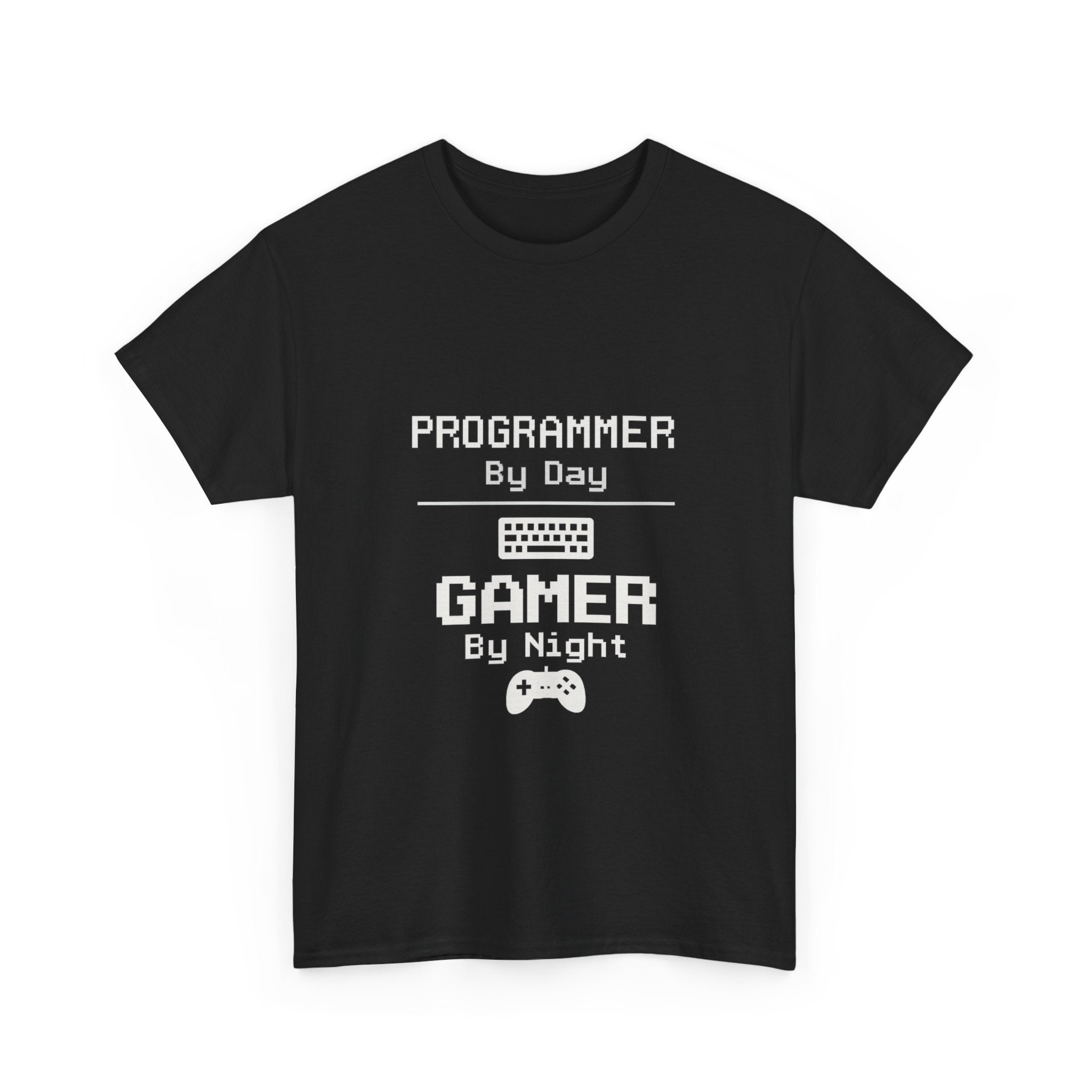 Programmer By Day Gamer By Night T-Shirt | Programmer Gift | Graphic Tee