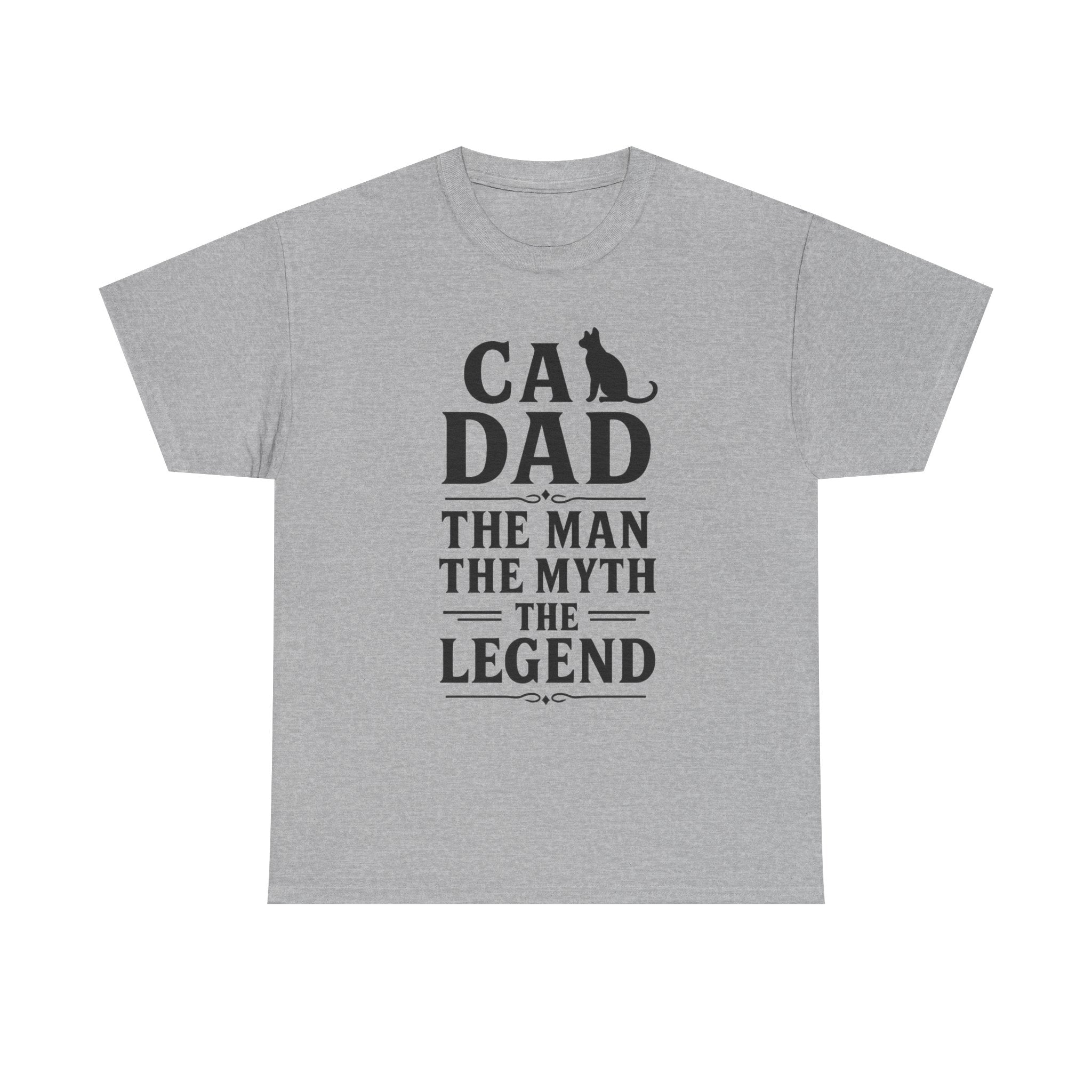 Cat Dad The Man The Myth T-Shirt | Cat Lover Gift | Graphic Tee