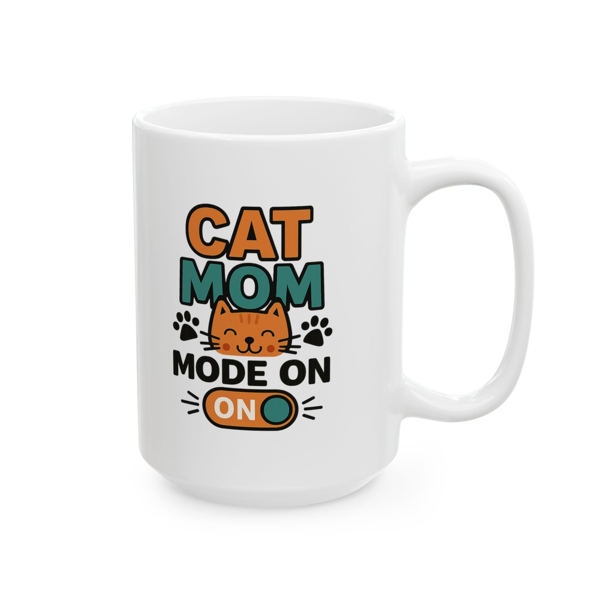 Life Is Better With A Cat Coffee Mug | Cat Mom Appreciation | Ceramic Mug