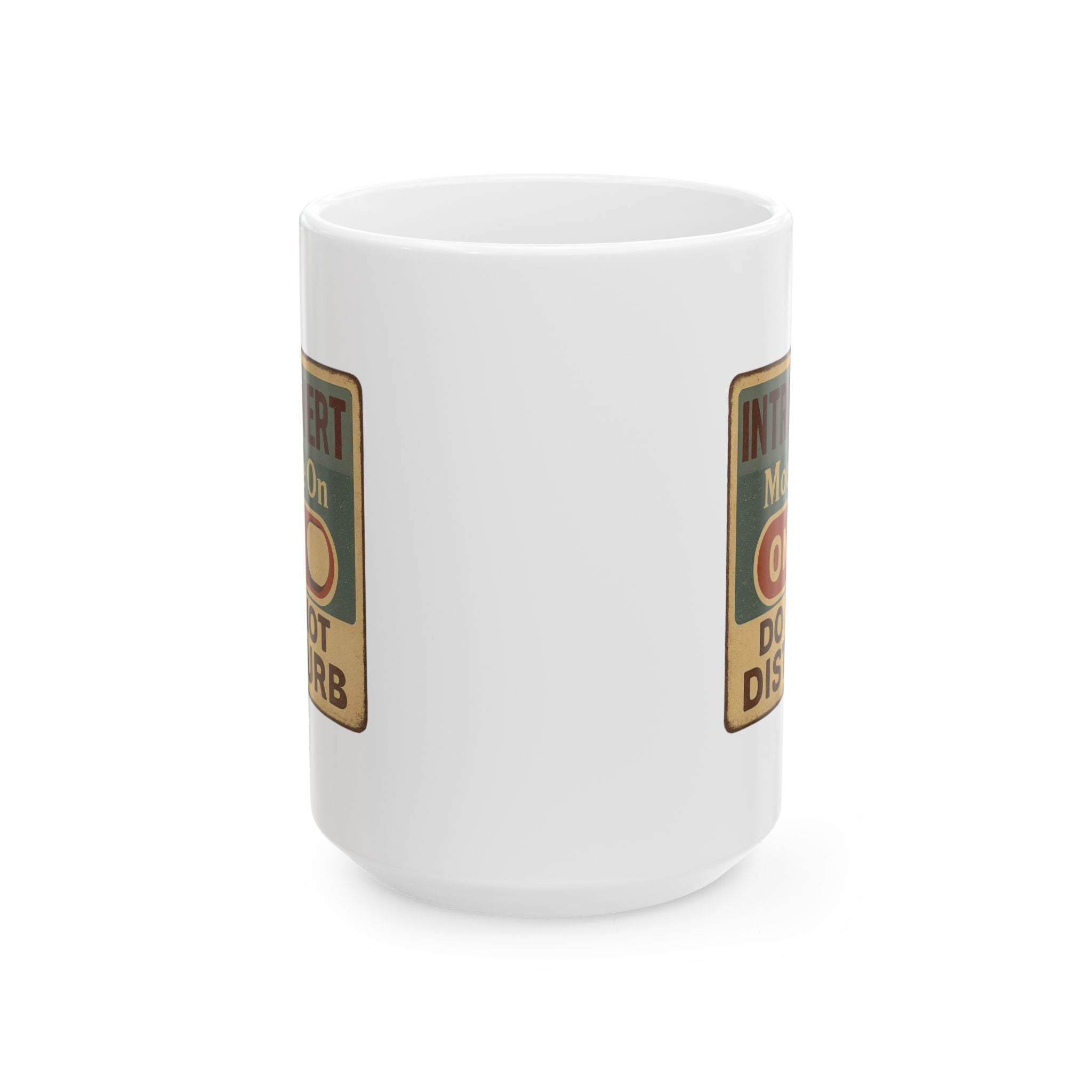 Introvert Recharging Please Wait Coffee Mug | Funny Introvert Humor | Ceramic Mug