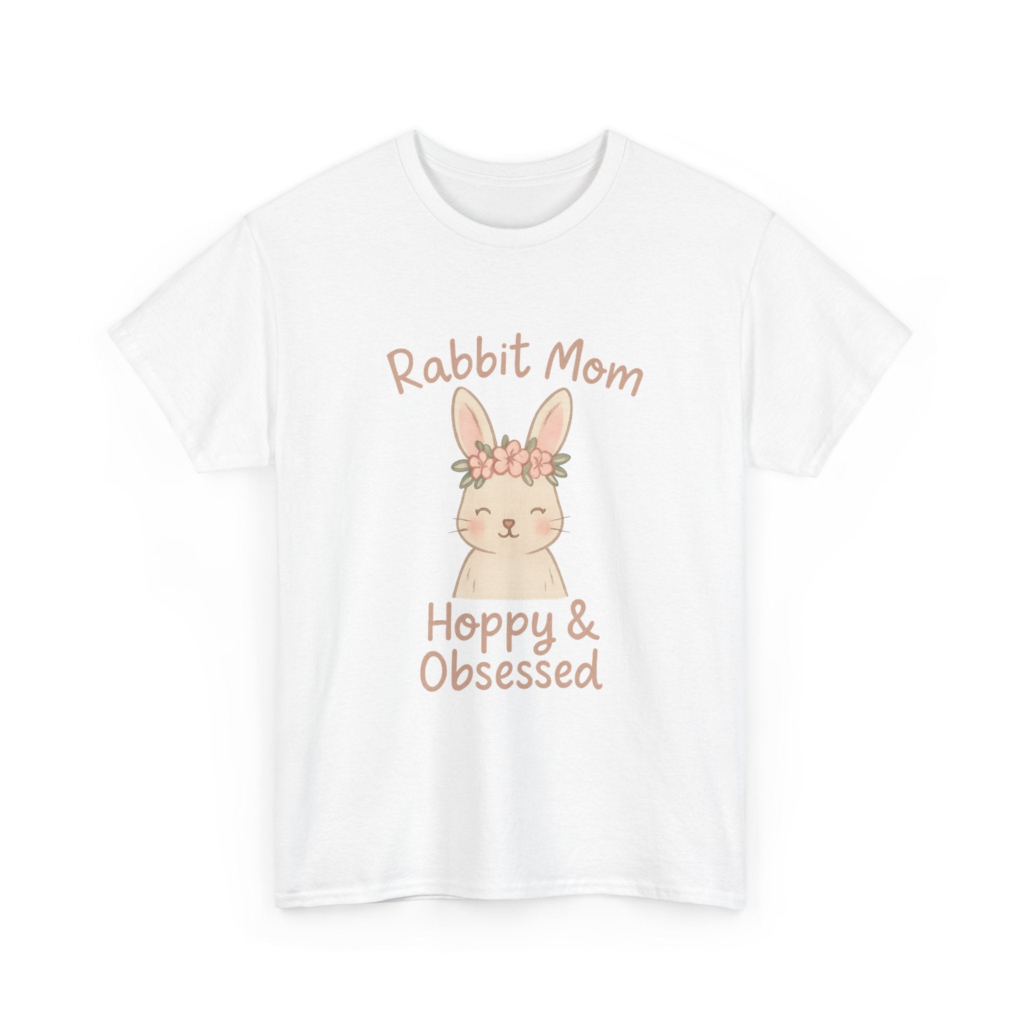 Rabbit Mom Hoppy And Obsessed T-Shirt | Gift for Mom | Graphic Tee