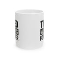 Warning Tired Human Requires Coffee Coffee Mug | Funny Gift | Ceramic Mug