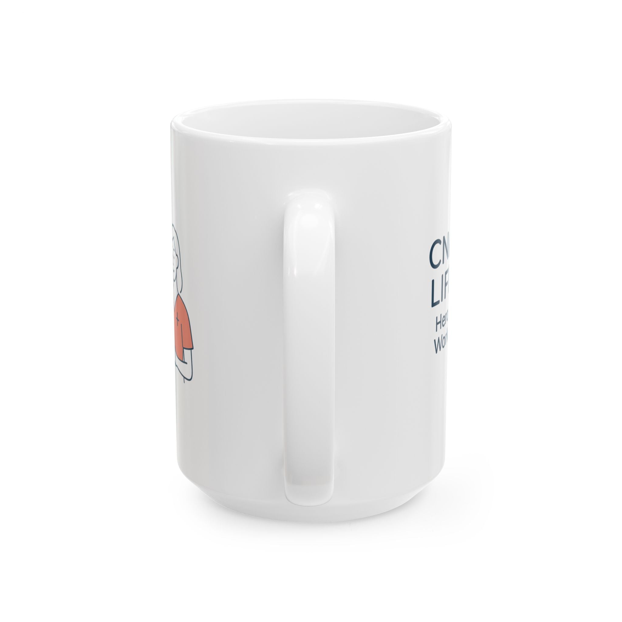 CNA Life Coffee And Compassion Coffee Mug | Funny CNA Gift | Ceramic Mug