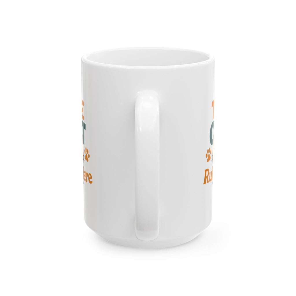 Cat Owner Or Cat Employee Unclear Coffee Mug | Funny Pet Gift | Ceramic Mug