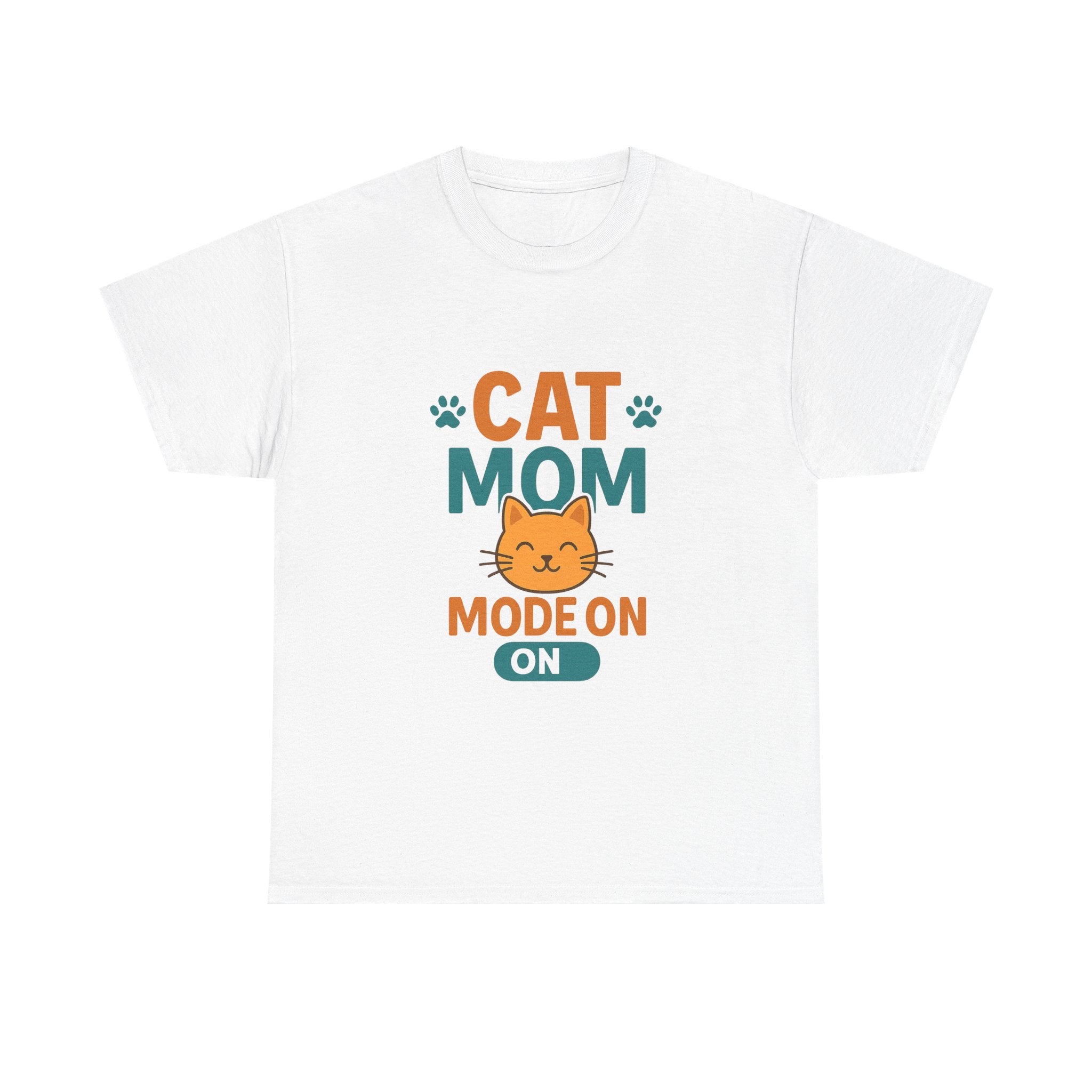 Fueled By Coffee And Cat Cuddles T-Shirt | Cat Mom Gift | Graphic Tee