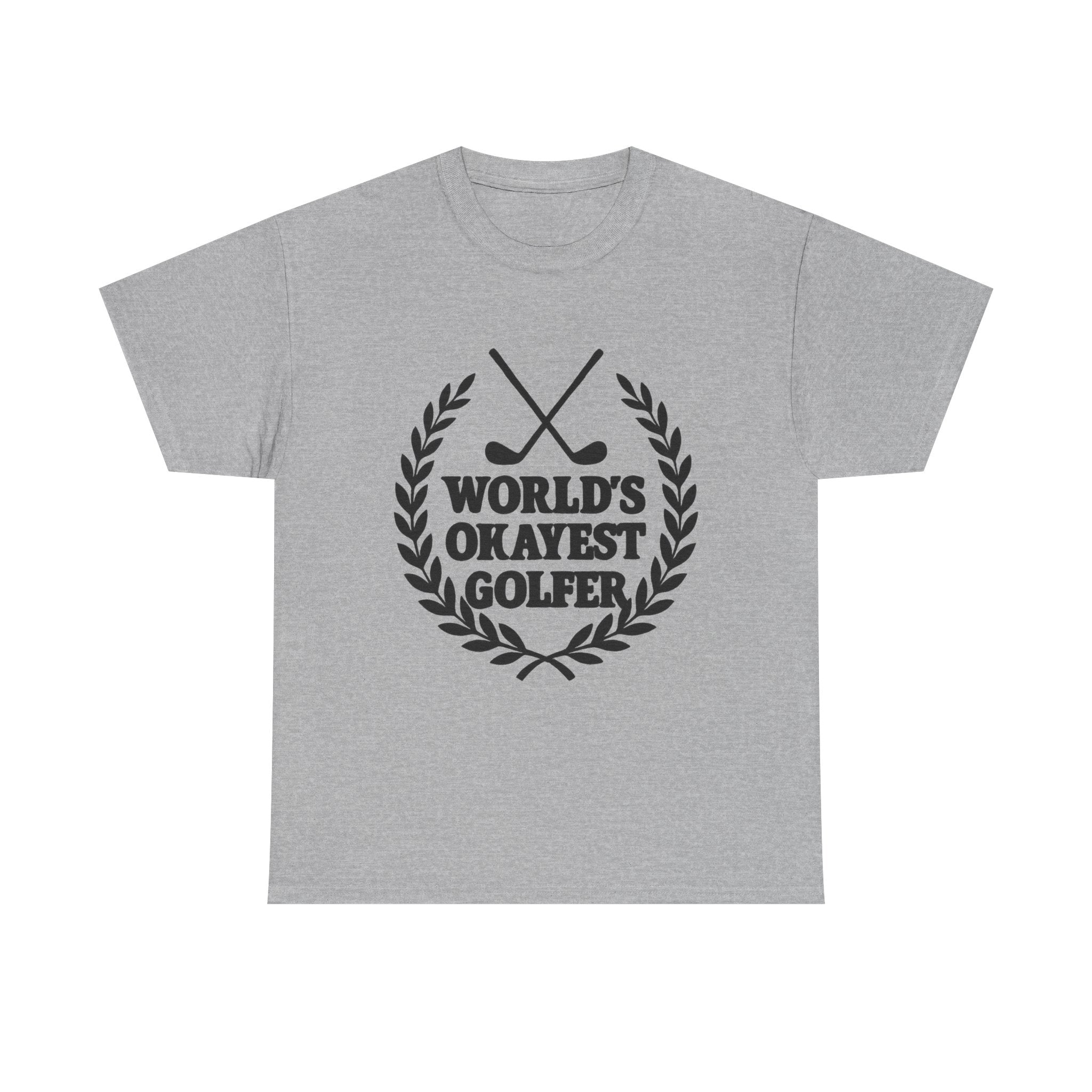 World's Okayest Golfer Sports T-Shirt | Golf Lover Gift | Graphic Tee