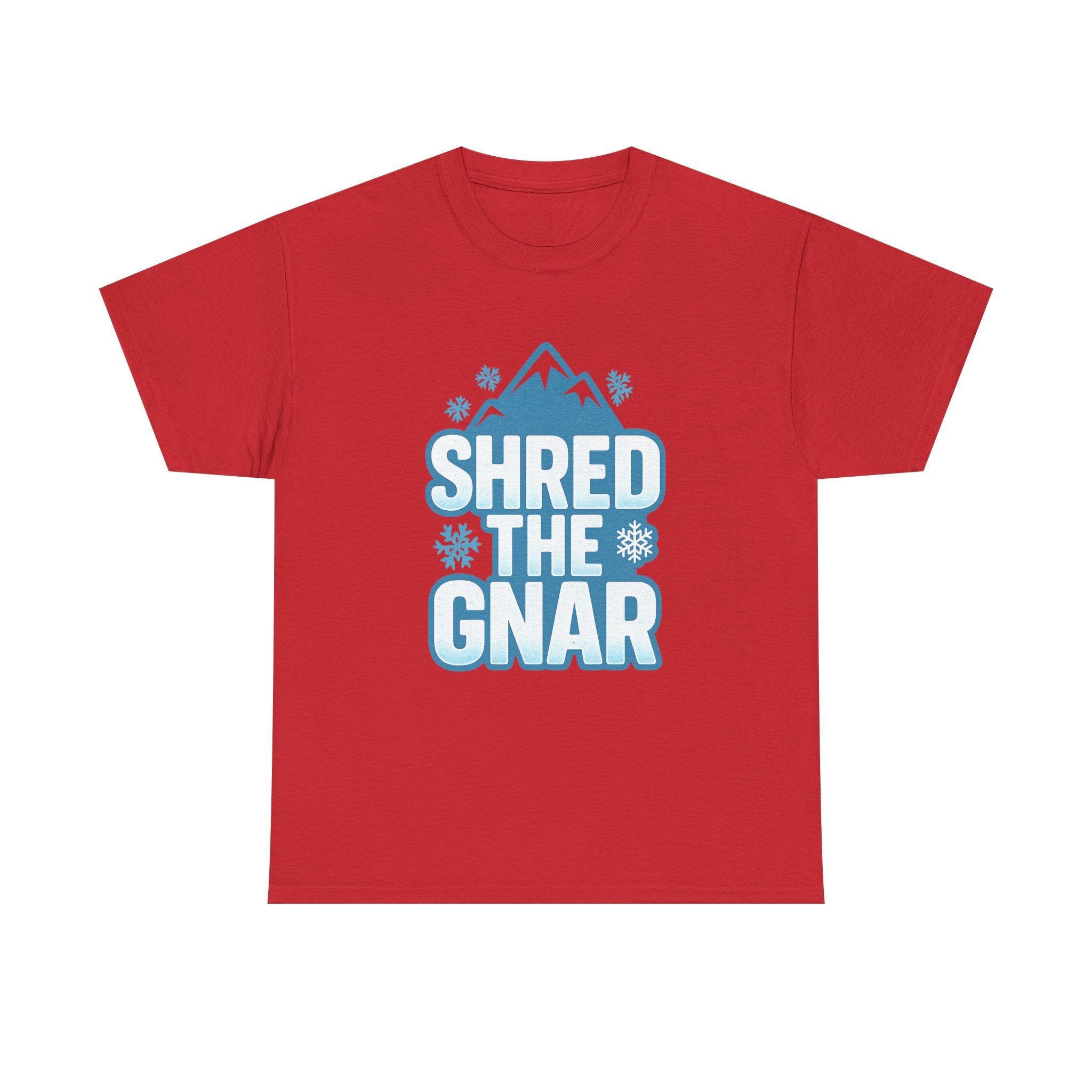 Snowboarder Shred The Gnar T-Shirt | Unique Gift | Graphic Tee