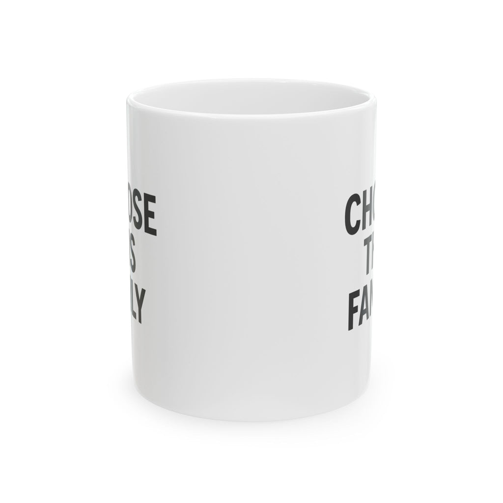 Step Mom Chose This Family Loves Them Fiercely Coffee Mug | Gift for Mom | Ceramic Mug