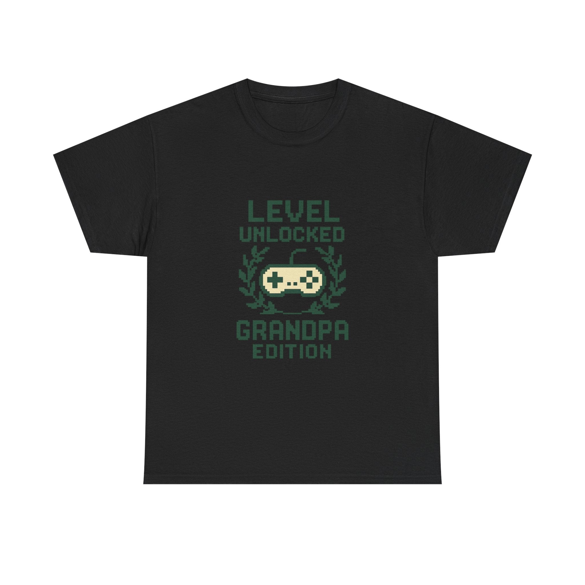 Gamer Grandpa Level Unlocked Grandpa Edition T-Shirt | Gift for Grandpa | Graphic Tee