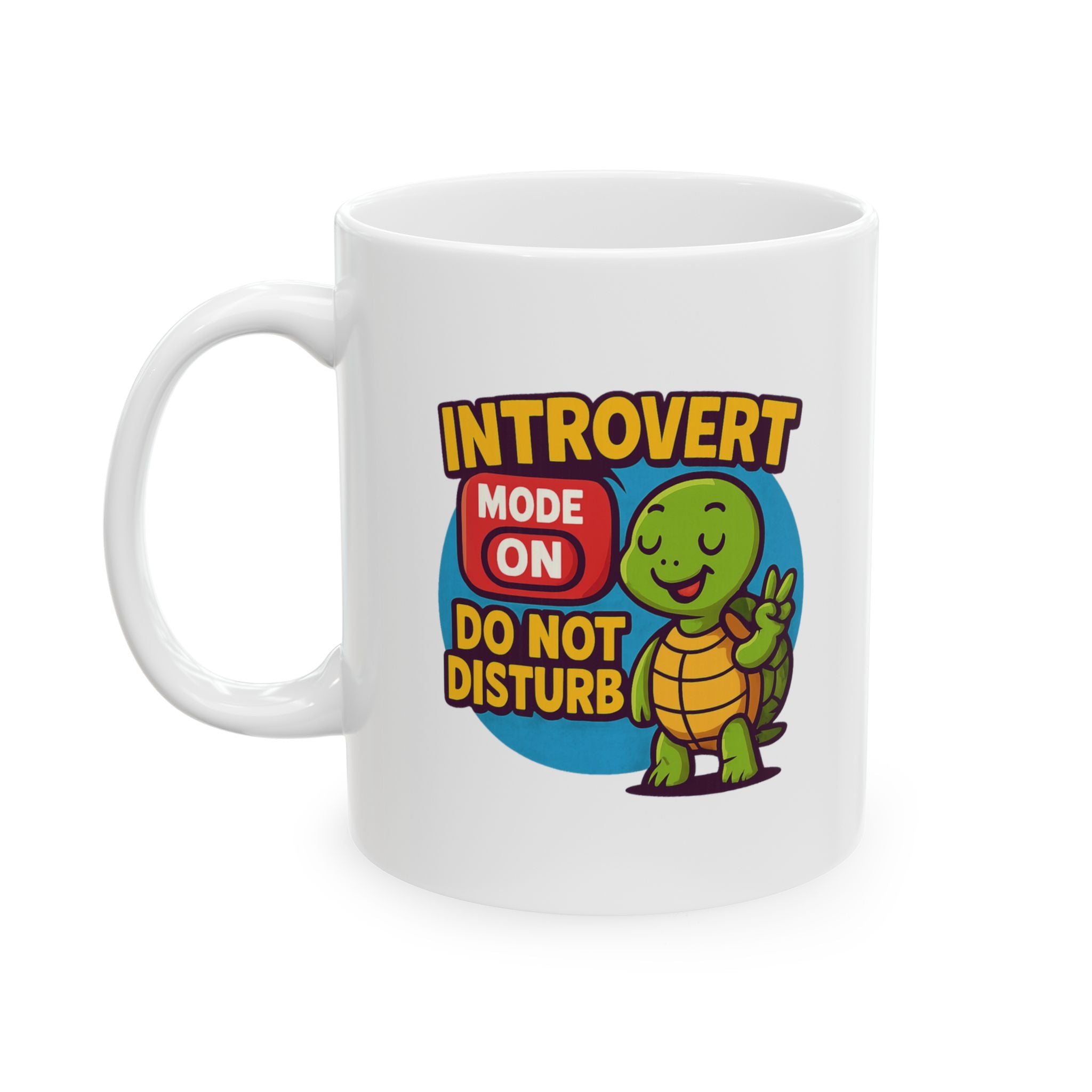 Certified Introvert No New Friends Coffee Mug | Funny Introvert Gift | Ceramic Mug