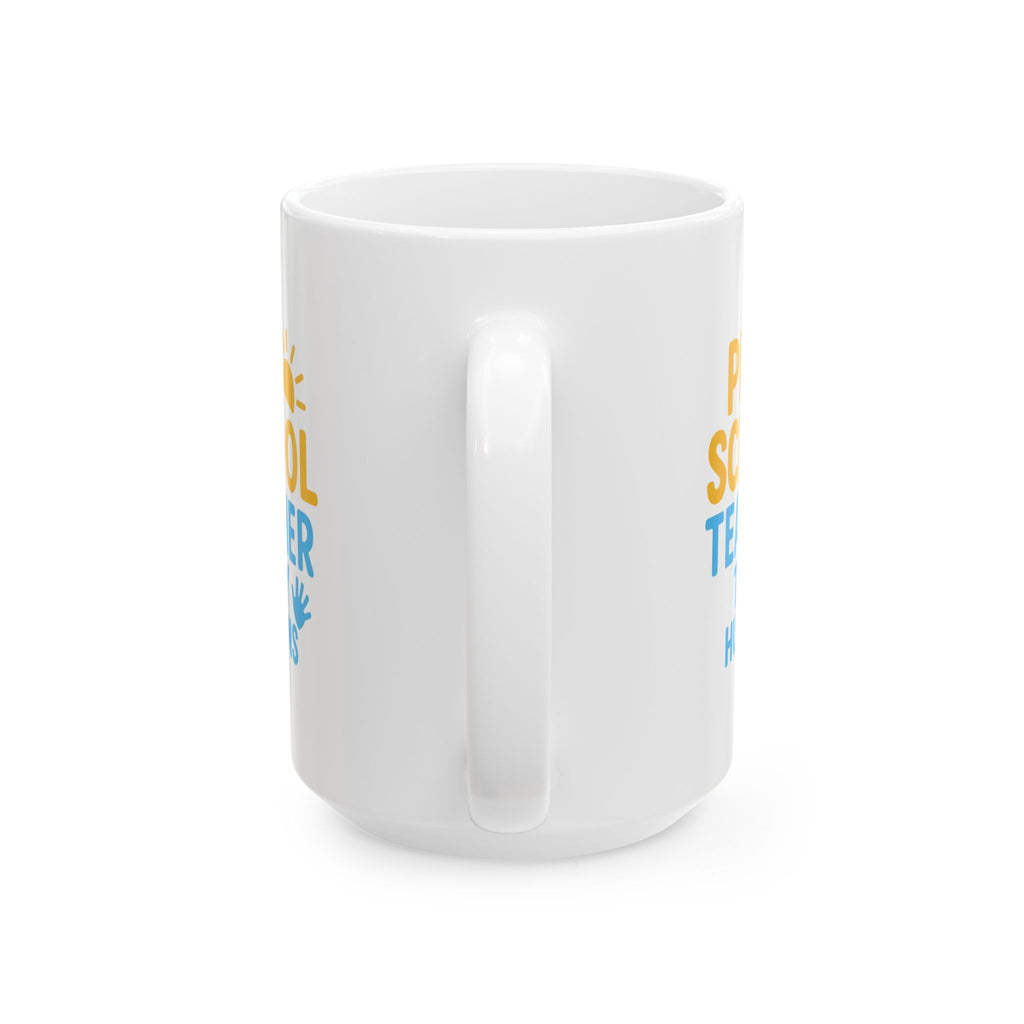 Preschool Teacher Tiny Humans Enormous Patience Coffee Mug | Teacher Gift | Ceramic Mug
