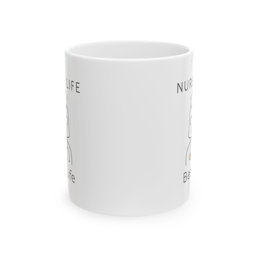 Nurse Life Best Life Period Coffee Mug | Nurse Humor Gift | Ceramic Mug