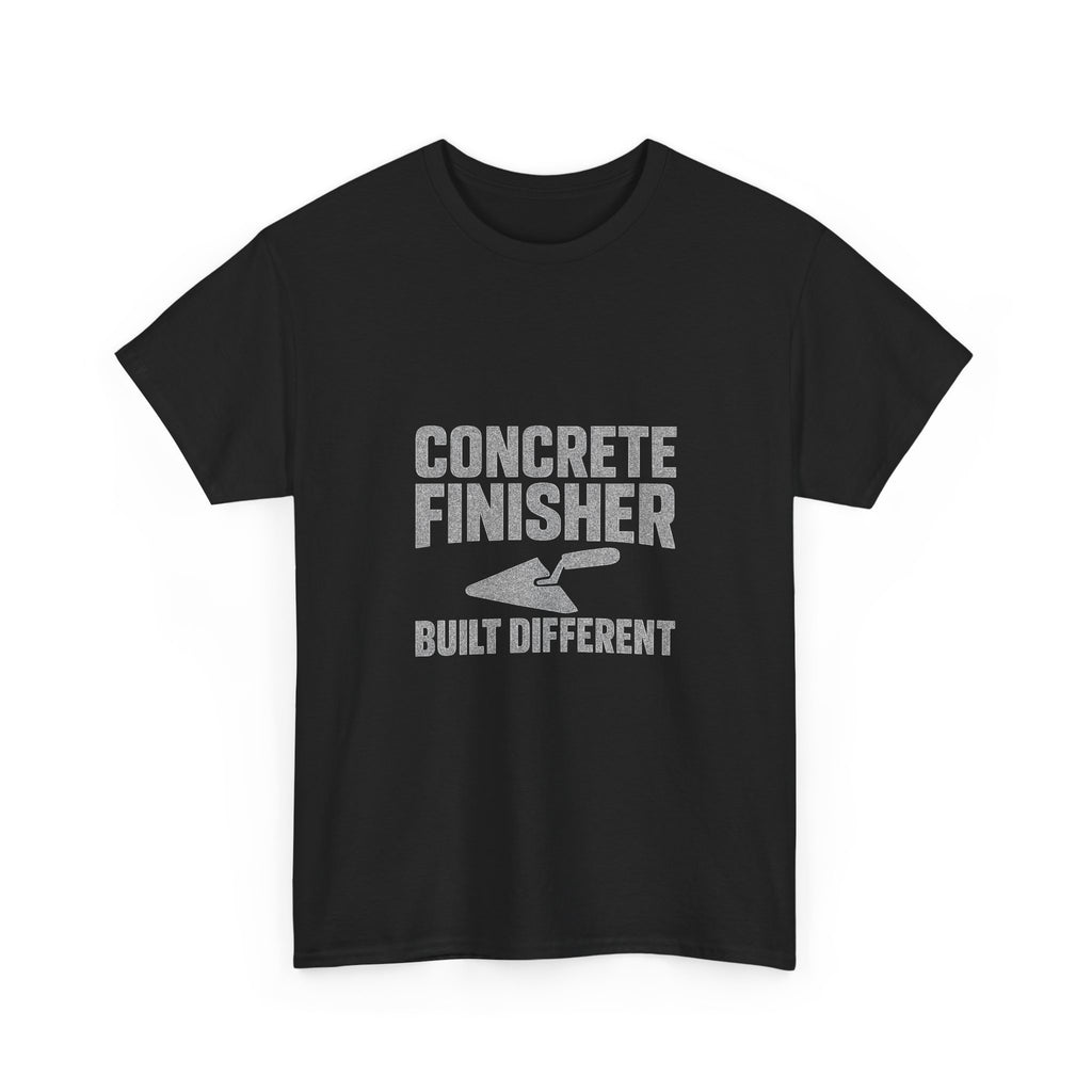 Concrete Finisher Built Different Profession T-Shirt | Unique Gift | Graphic Tee