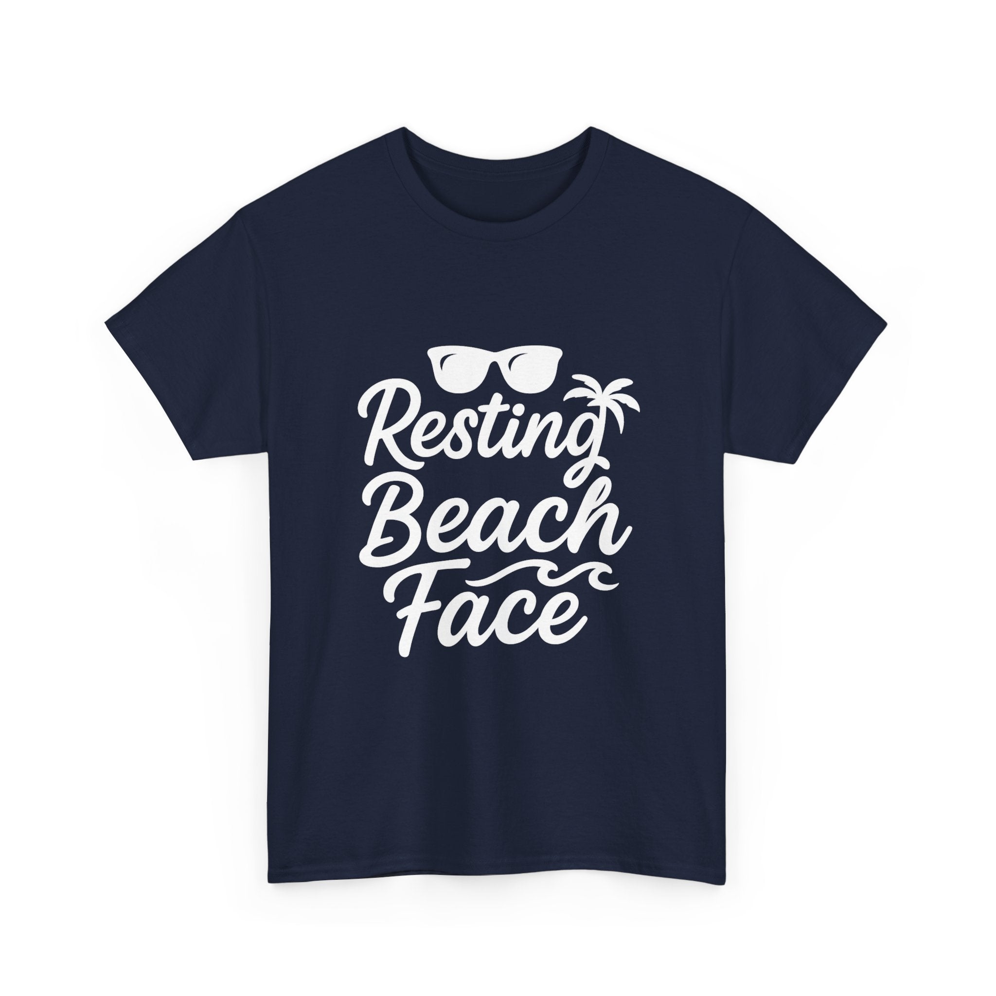Resting Beach Face Vacation T-Shirt | Cat Lover Gift | Graphic Tee