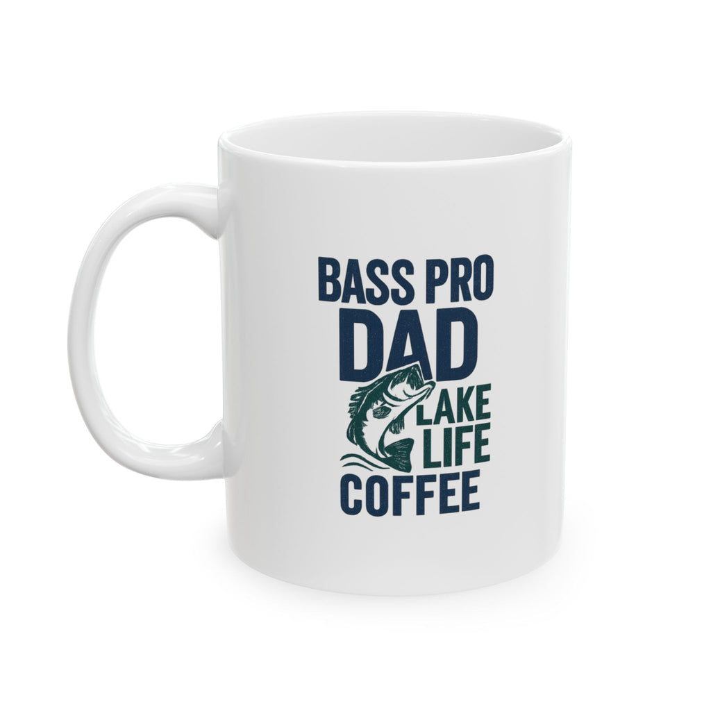 Bass Pro Dad Lake Life Coffee Coffee Mug | Gift for Dad | Ceramic Mug