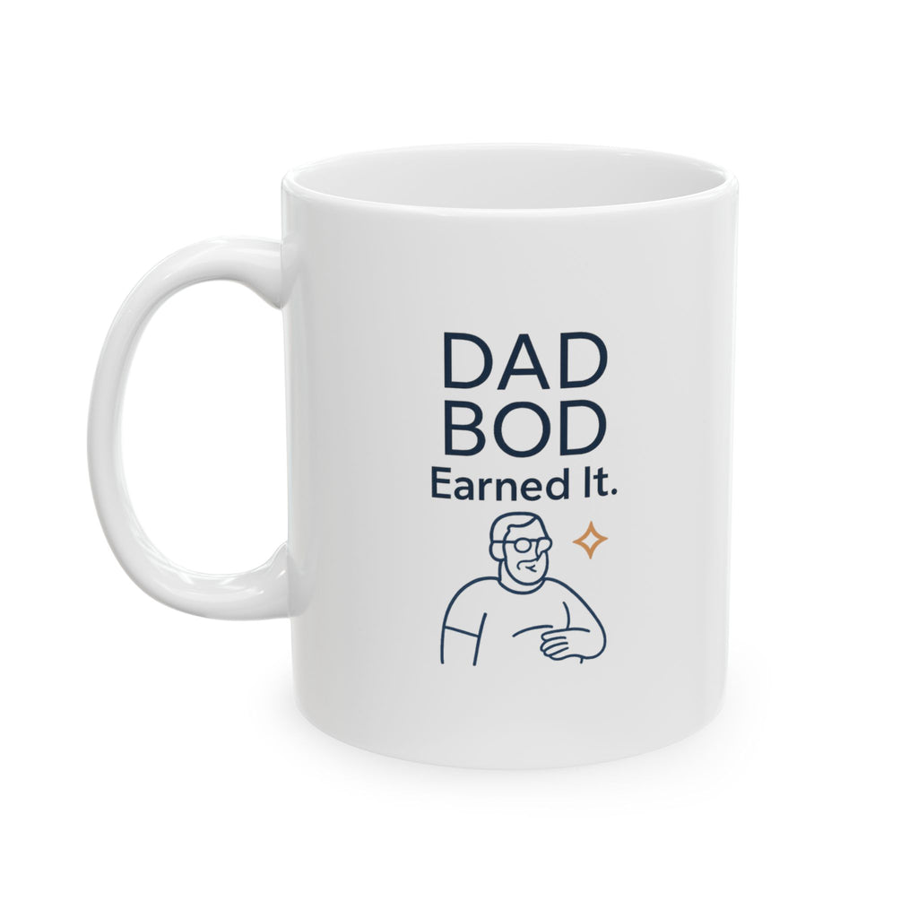 My Dad Bod Approves This Coffee Coffee Mug | Funny Dad Gift | Ceramic Mug