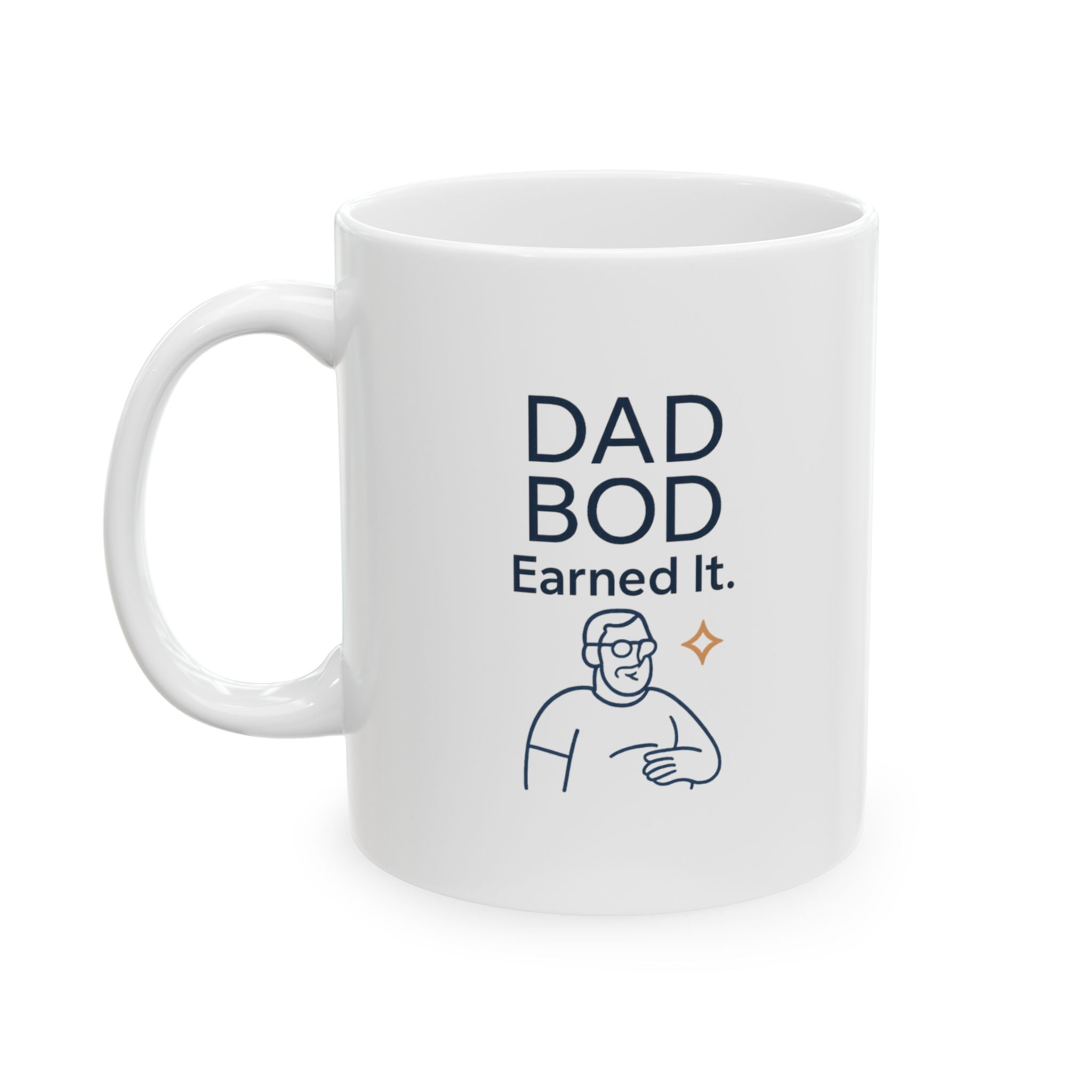 My Dad Bod Approves This Coffee Coffee Mug | Funny Dad Gift | Ceramic Mug