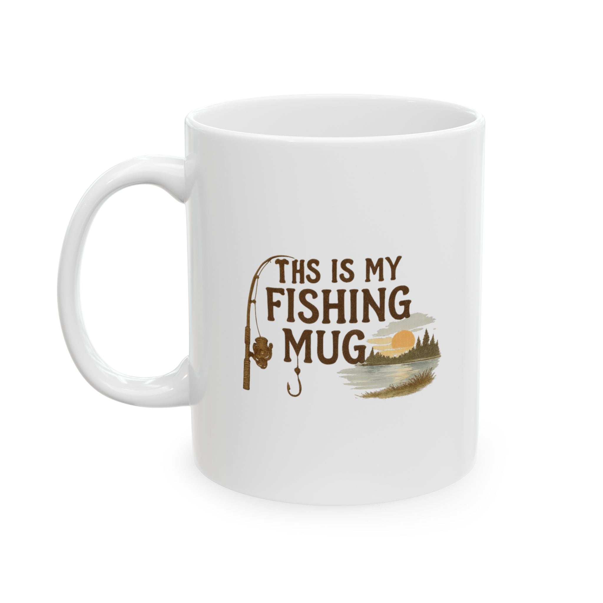 This Is My Fishing Mug Outdoors Coffee Mug | Fishing Lover Gift | Ceramic Mug