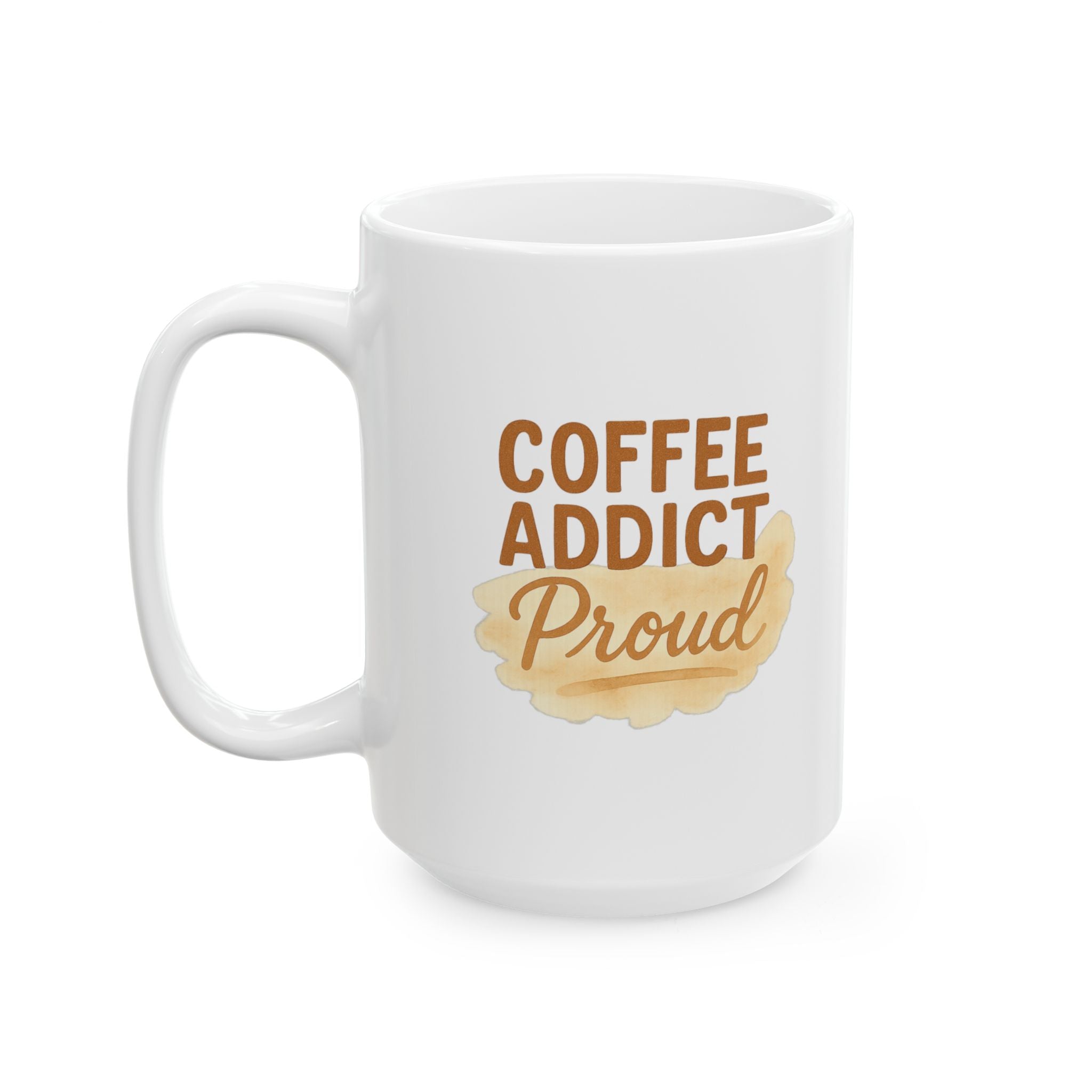 World Class Coffee Addict Here Coffee Mug | Coffee Lover Humor | Ceramic Mug