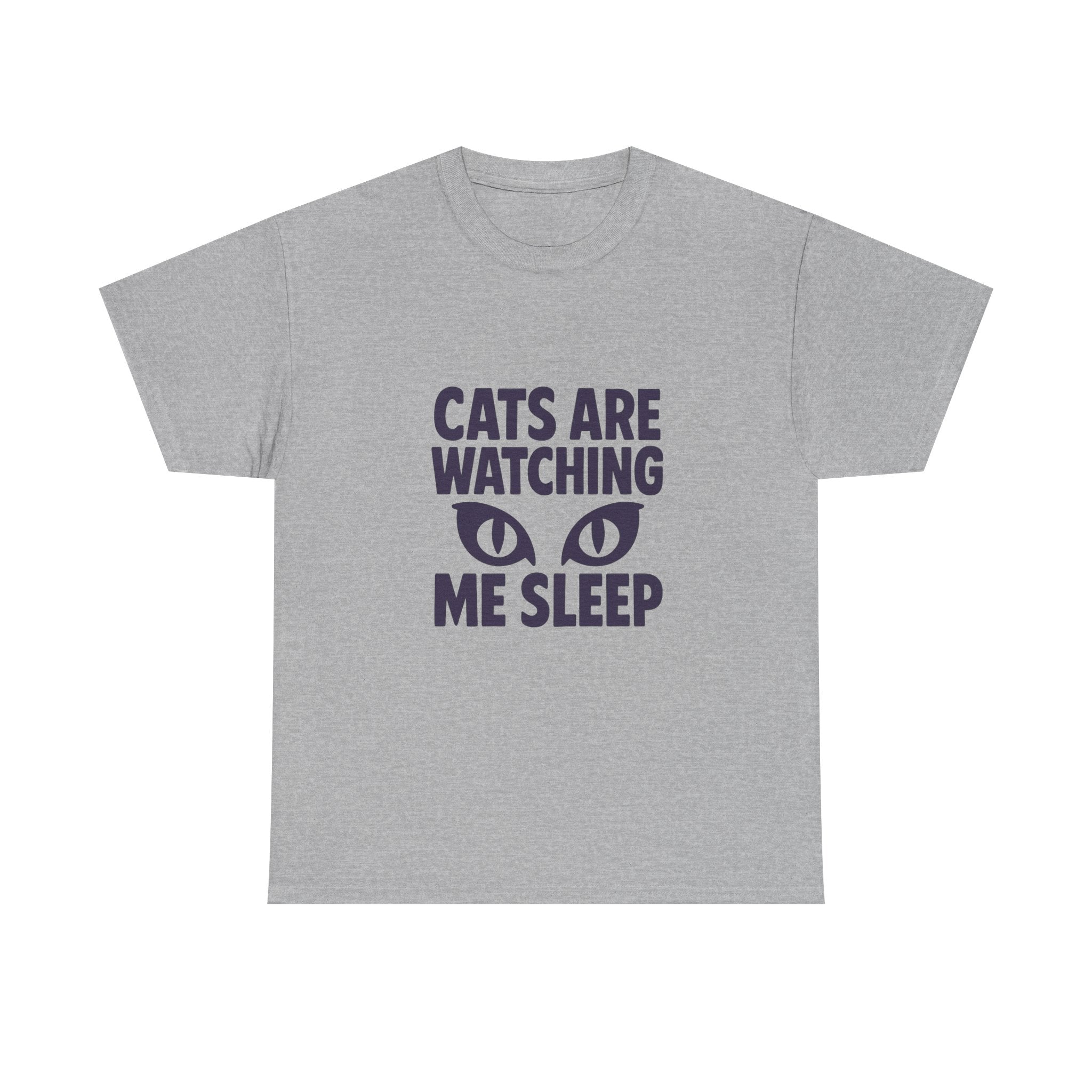 Dog Person Cats Are Watching Me Sleep T-Shirt | Cat Lover Gift | Graphic Tee