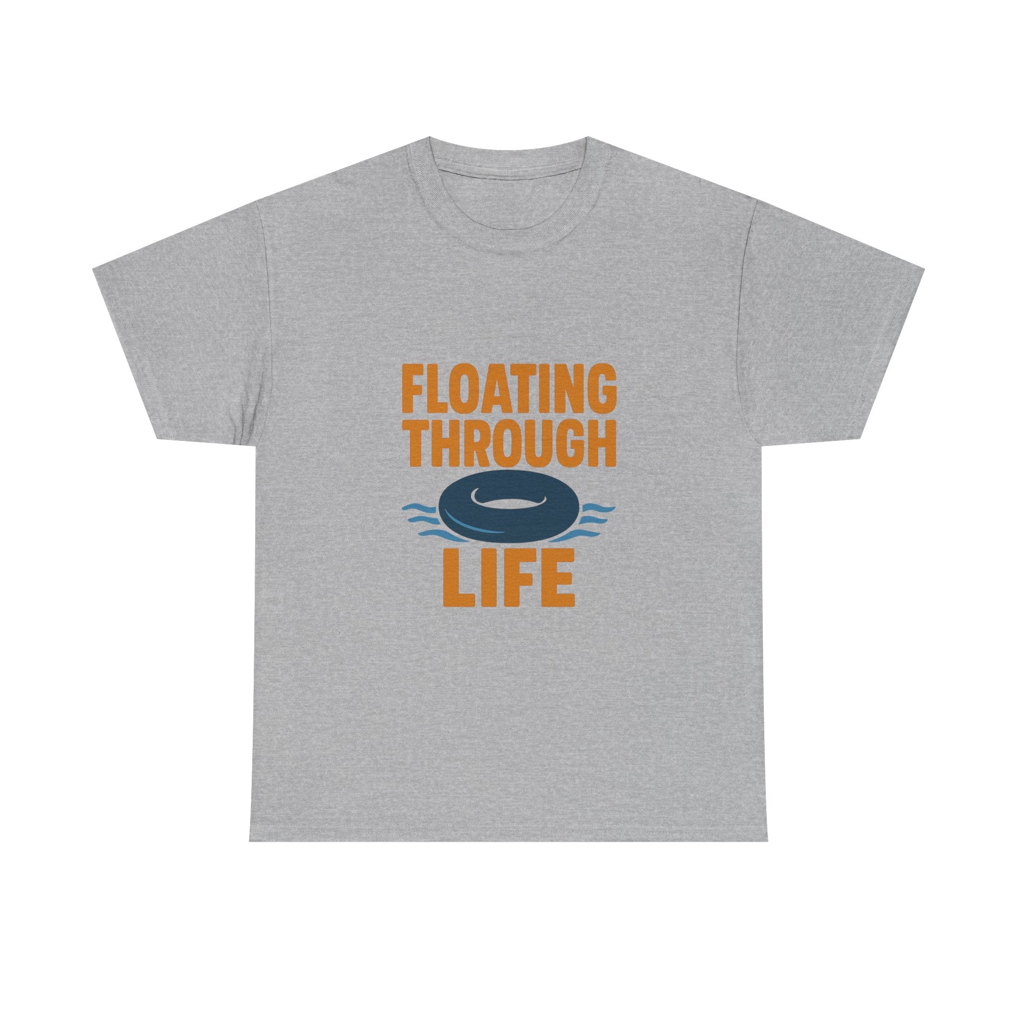 River Rat Floating Through Life T-Shirt | Unique Gift | Graphic Tee