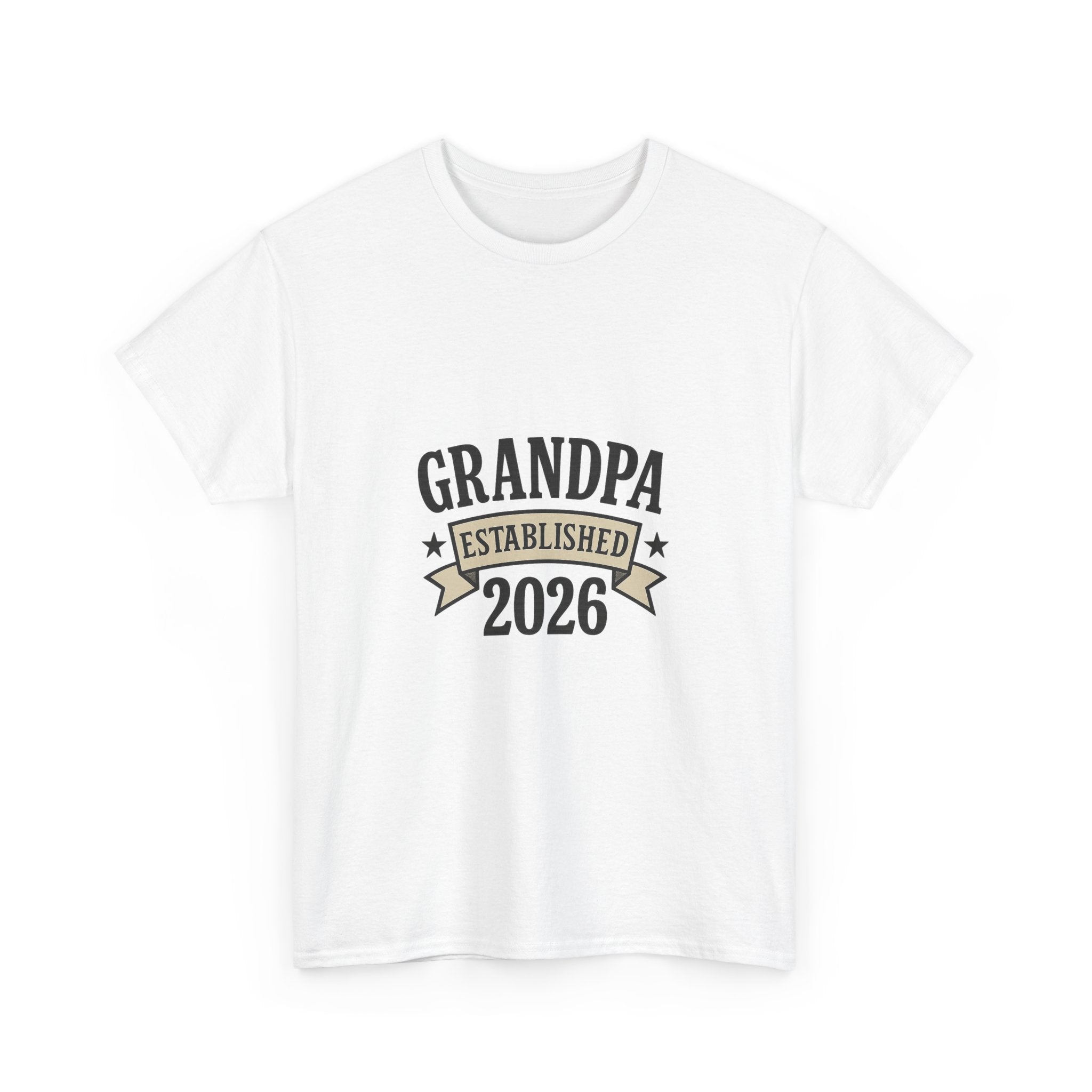 Grandpa Established 2026 New Grandpa T-Shirt | Gift for Grandpa | Graphic Tee