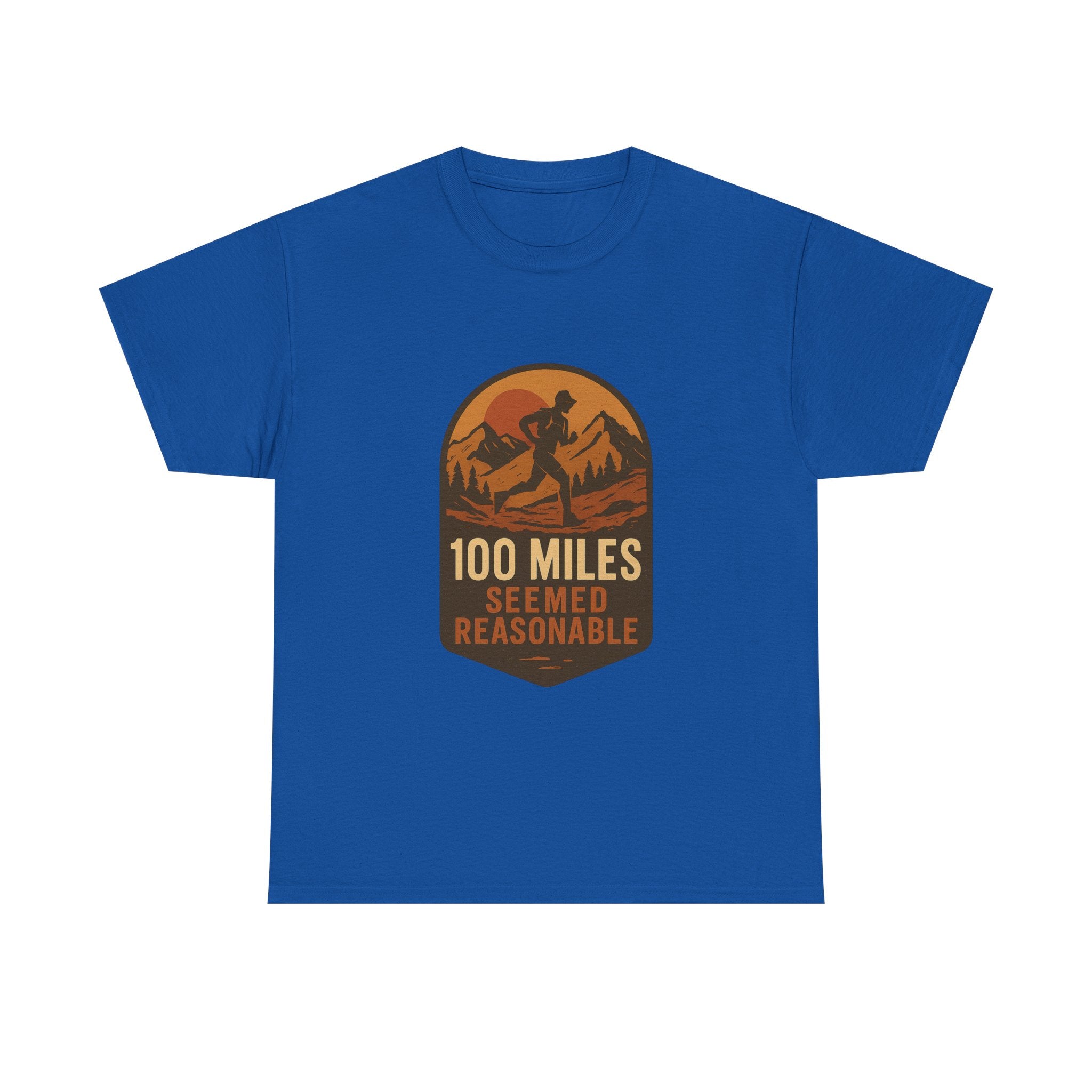 Ultramarathon Runner 100 Miles Seemed Reasonable T-Shirt