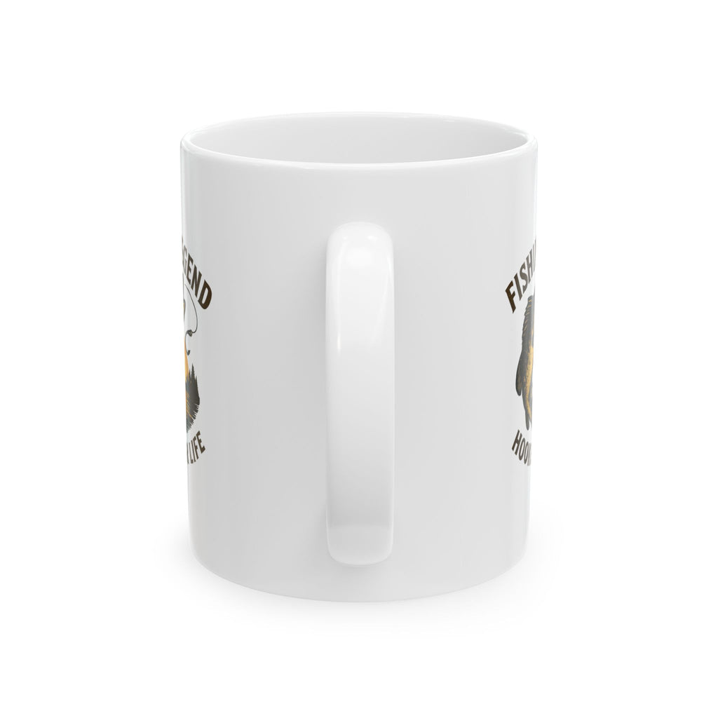 Fishing Legend Hooked For Life Coffee Mug | Fishing Lover Gift | Ceramic Mug