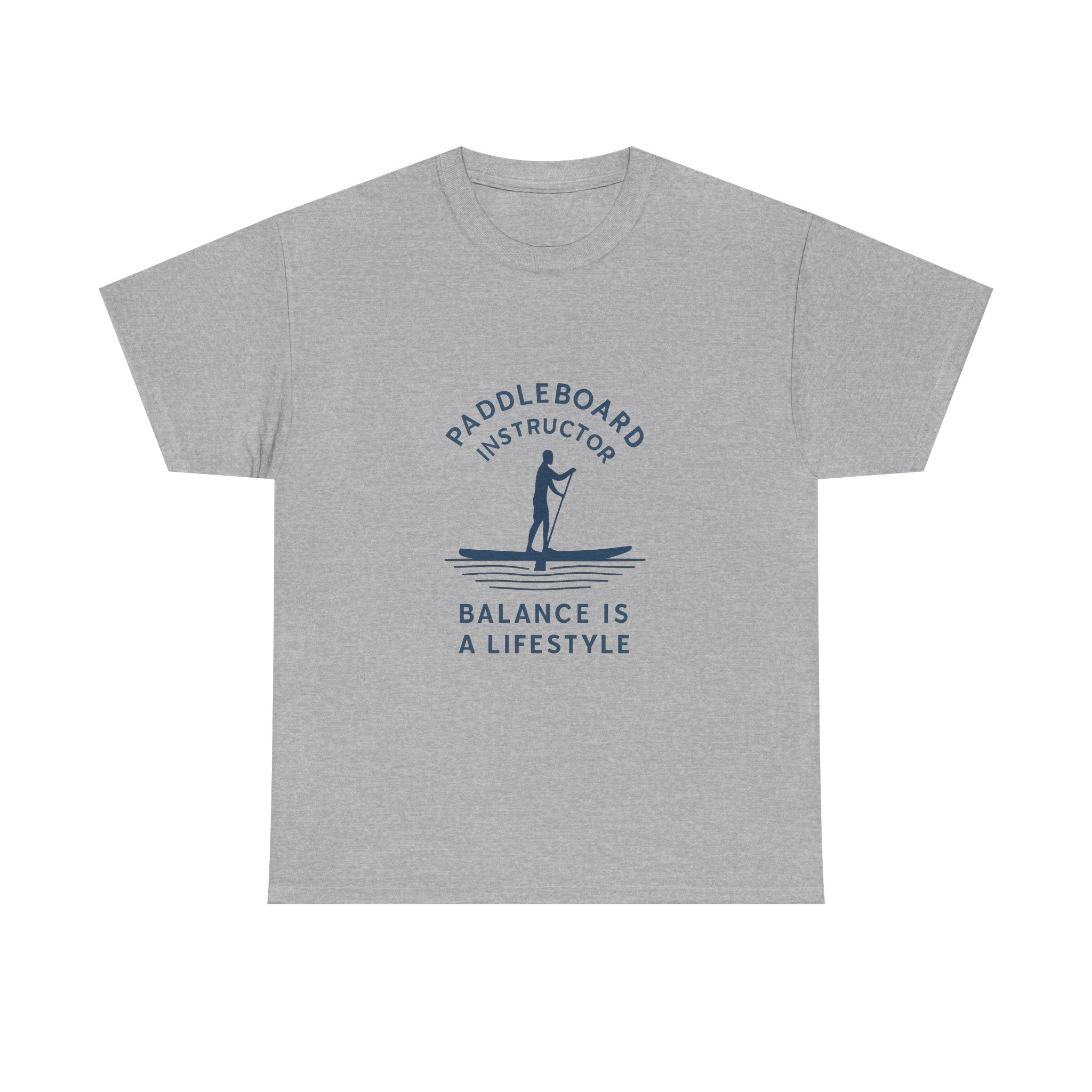 Paddleboard Instructor Balance Is A Lifestyle T-Shirt | Unique Gift | Graphic Tee