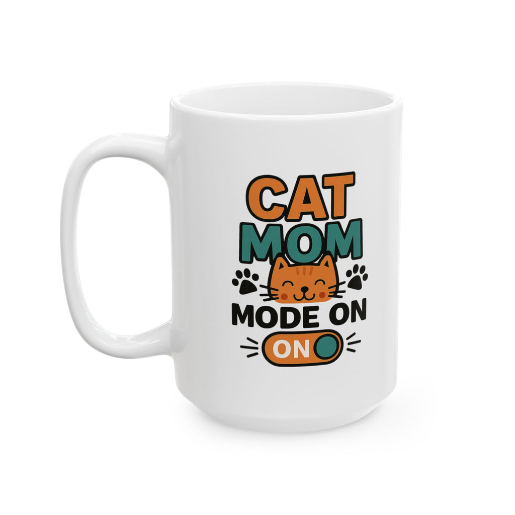 Life Is Better With A Cat Coffee Mug | Cat Mom Appreciation | Ceramic Mug