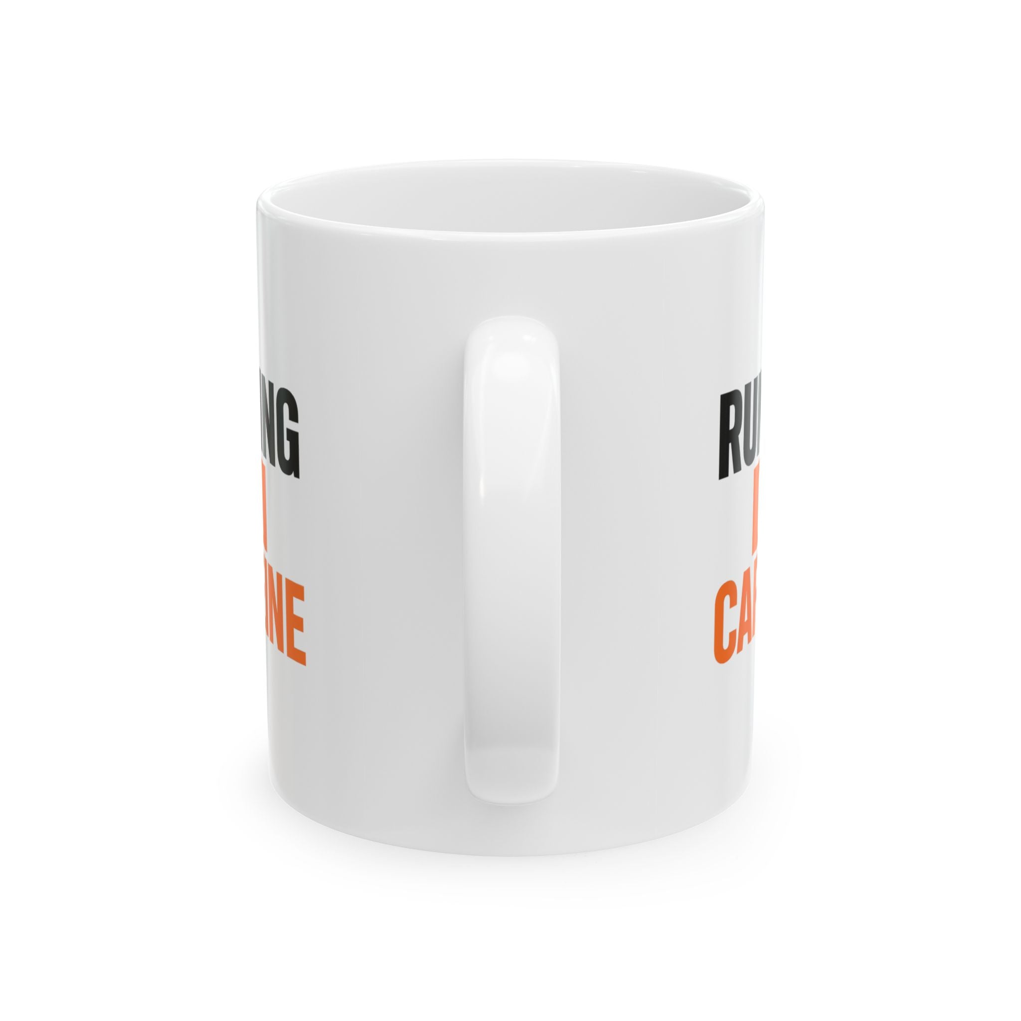 Running On Caffeine Please Do Not Unplug Coffee Mug | Funny Caffeine Humor | Ceramic Mug