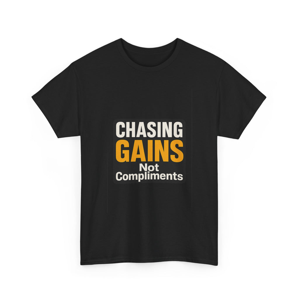 For The Gains Obviously T-Shirt | Funny Gym Motivation | Graphic Tee