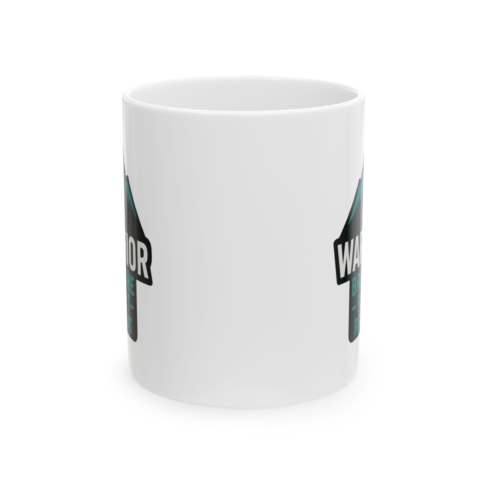 Cystic Fibrosis Warrior Breathe Fight Repeat Ceramic Mug