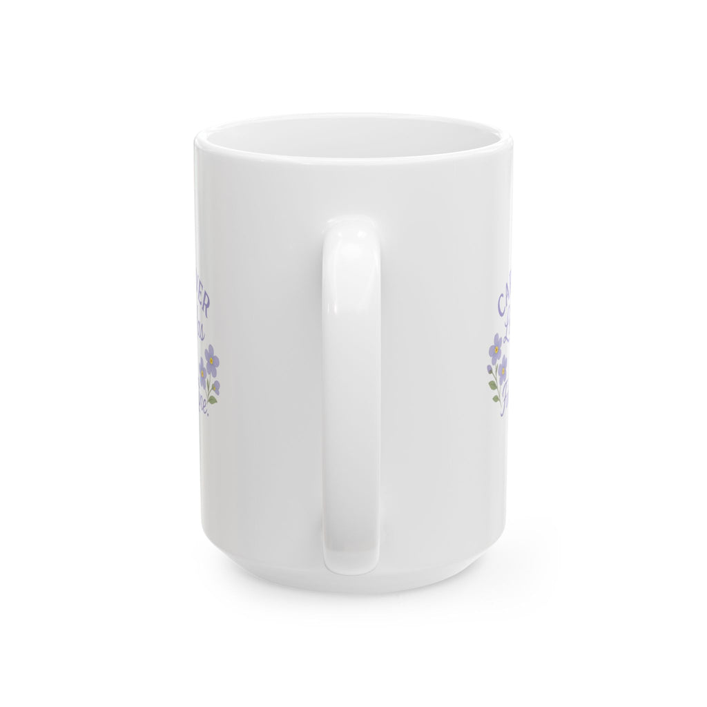 Alzheimers Caregiver Love Has No Finish Line Ceramic Mug