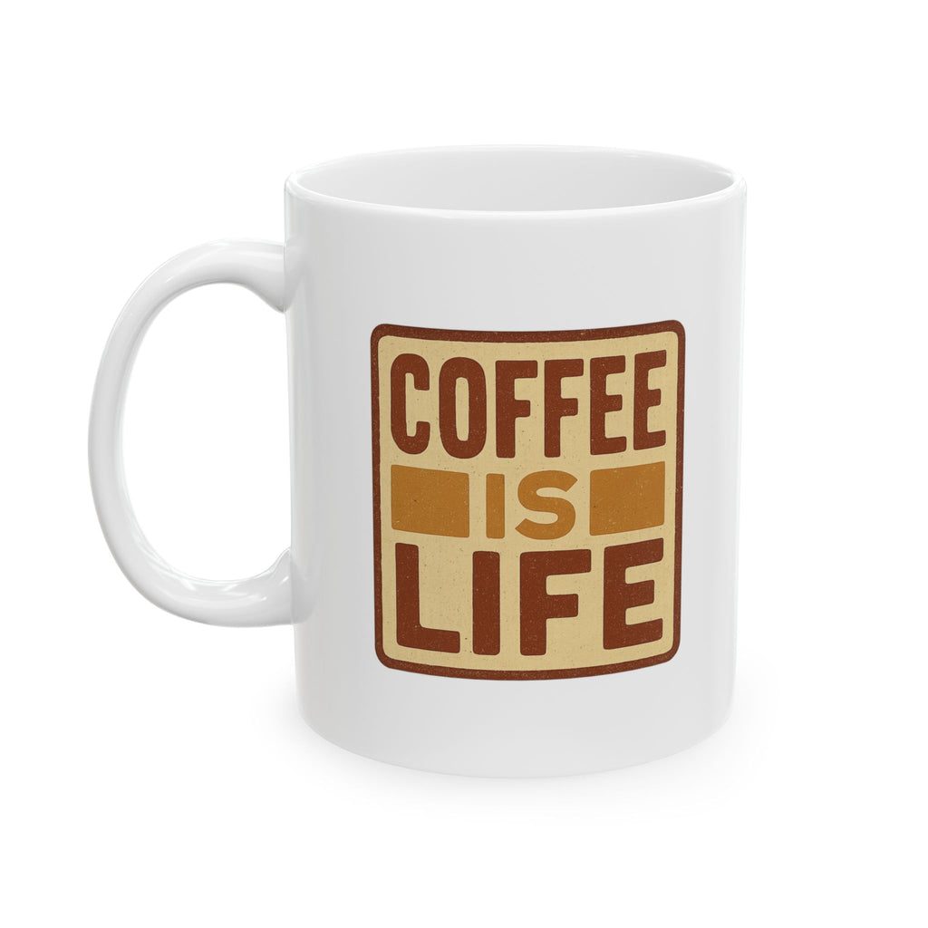 Coffee Is Life Science Agrees Coffee Mug | Funny Coffee Gift | Ceramic Mug