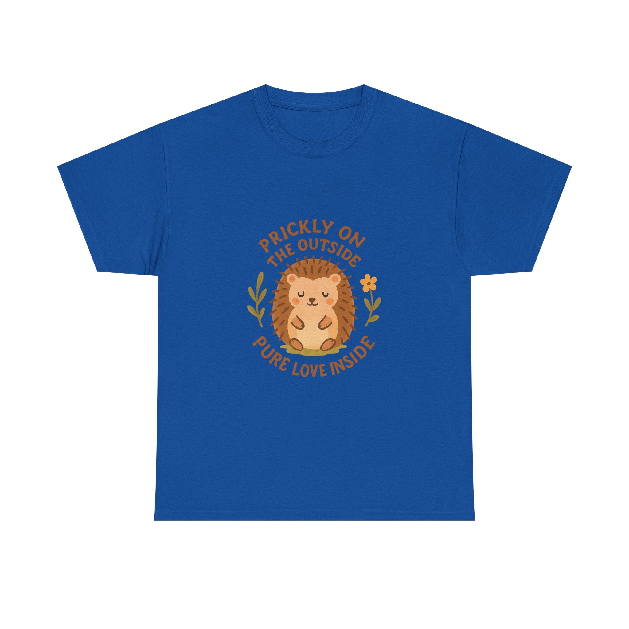Hedgehog Dad Prickly On The Outside Pure Love Inside T-Shirt