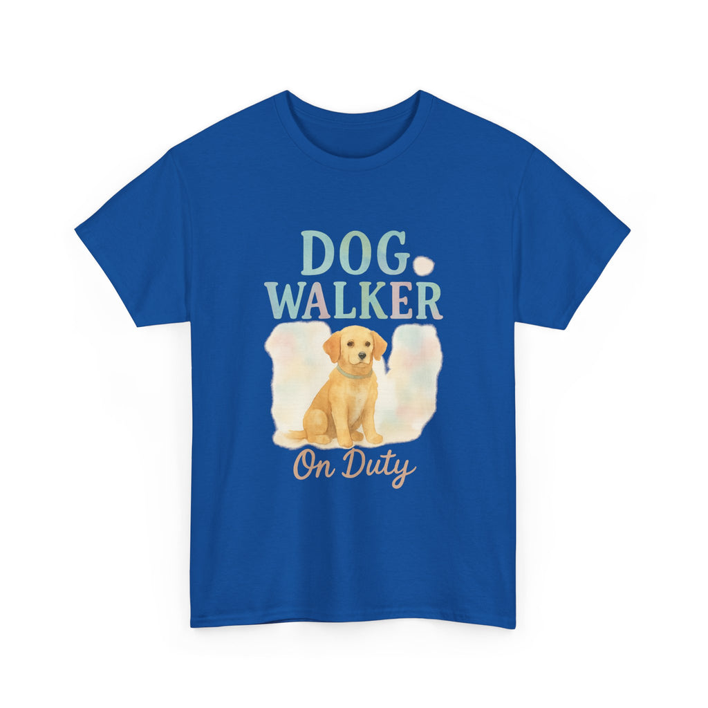 Dog Walker Powered By Coffee T-Shirt | Dog Walker Gift | Graphic Tee