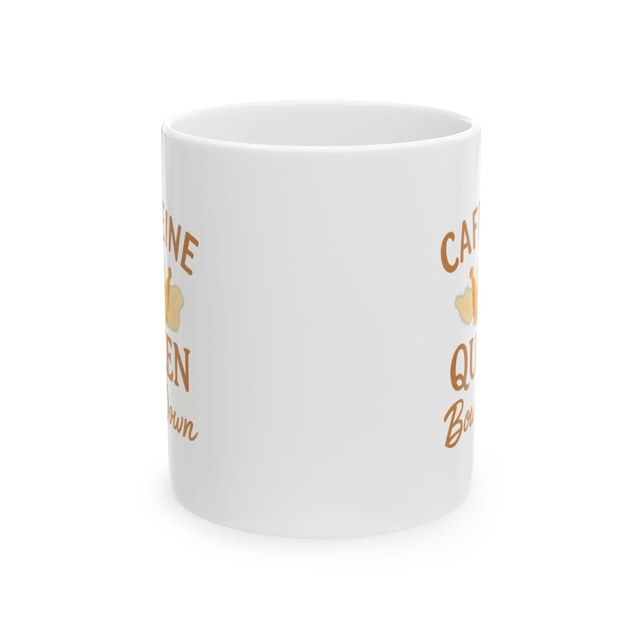Born To Be Caffeine Queen Coffee Mug | Coffee Lover Gift | Ceramic Mug