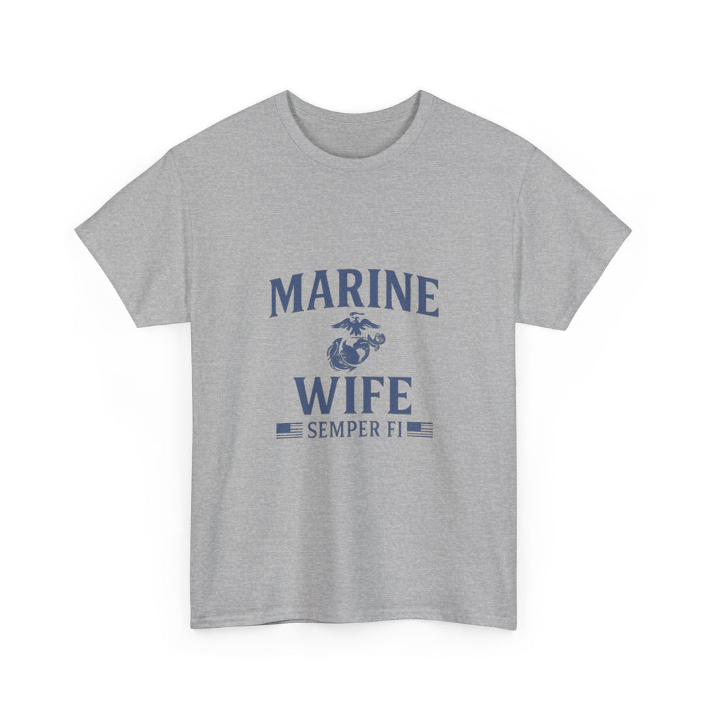 Marine Wife Semper Fi Military T-Shirt | Unique Gift | Graphic Tee