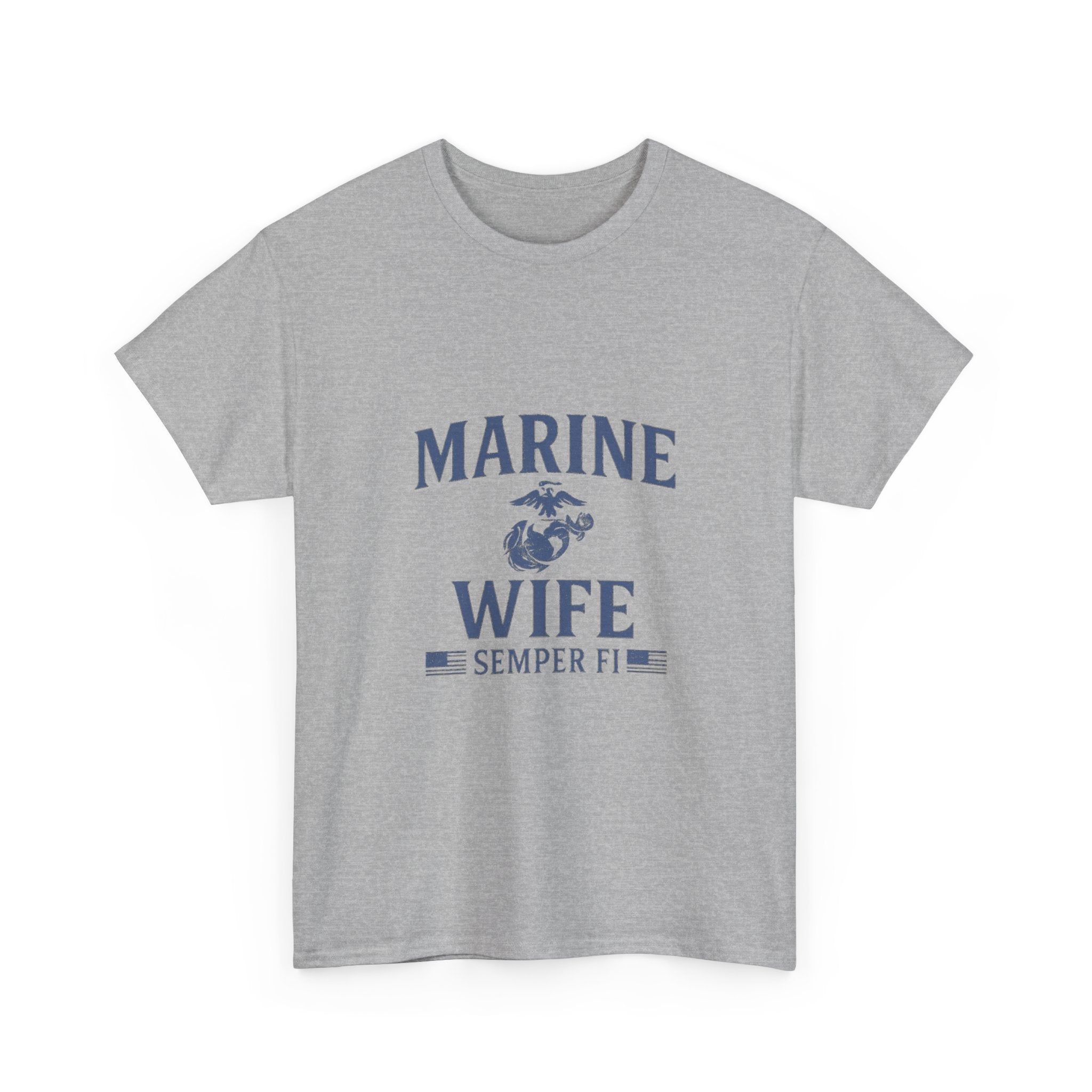 Marine Wife Semper Fi Military T-Shirt | Unique Gift | Graphic Tee