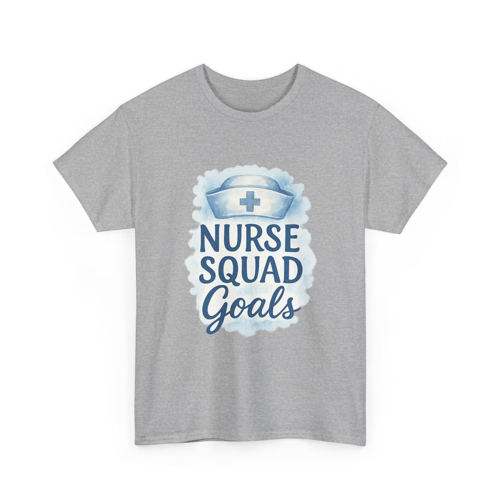 Nurse Squad Powered By Coffee T-Shirt | Nurse Team Humor | Graphic Tee