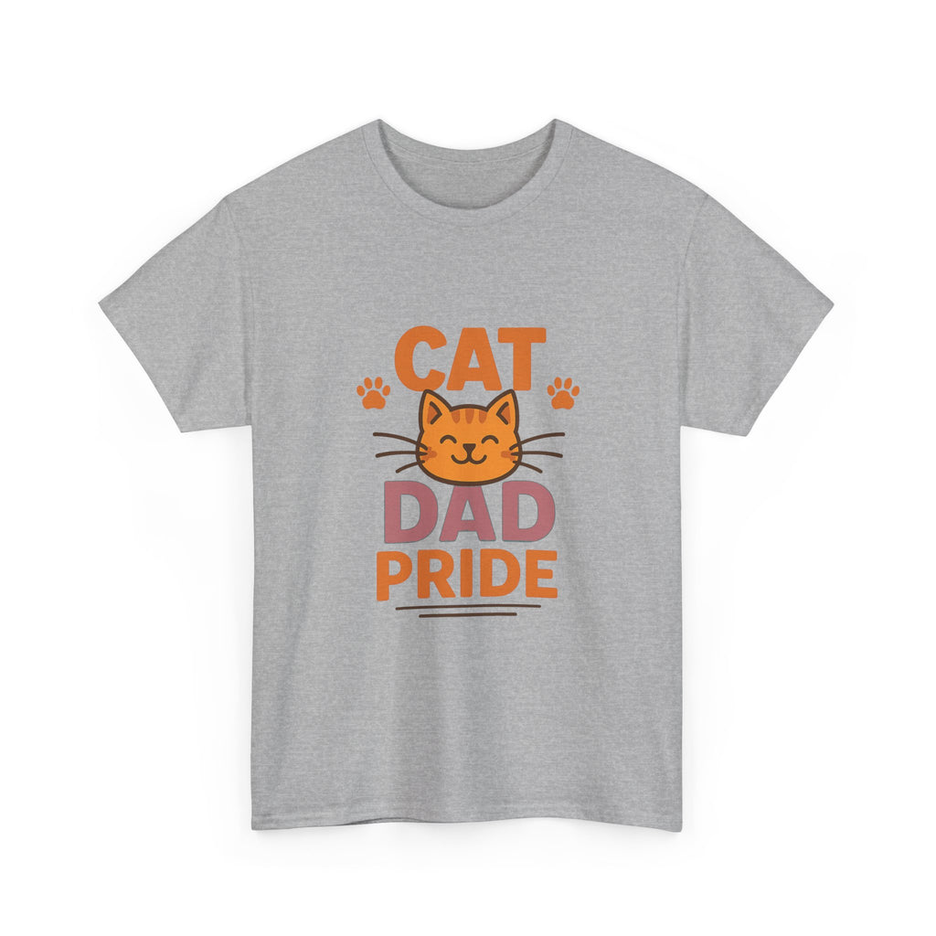 Cat Dad Just Here For The Cats T-Shirt | Cat Humor Gift | Graphic Tee