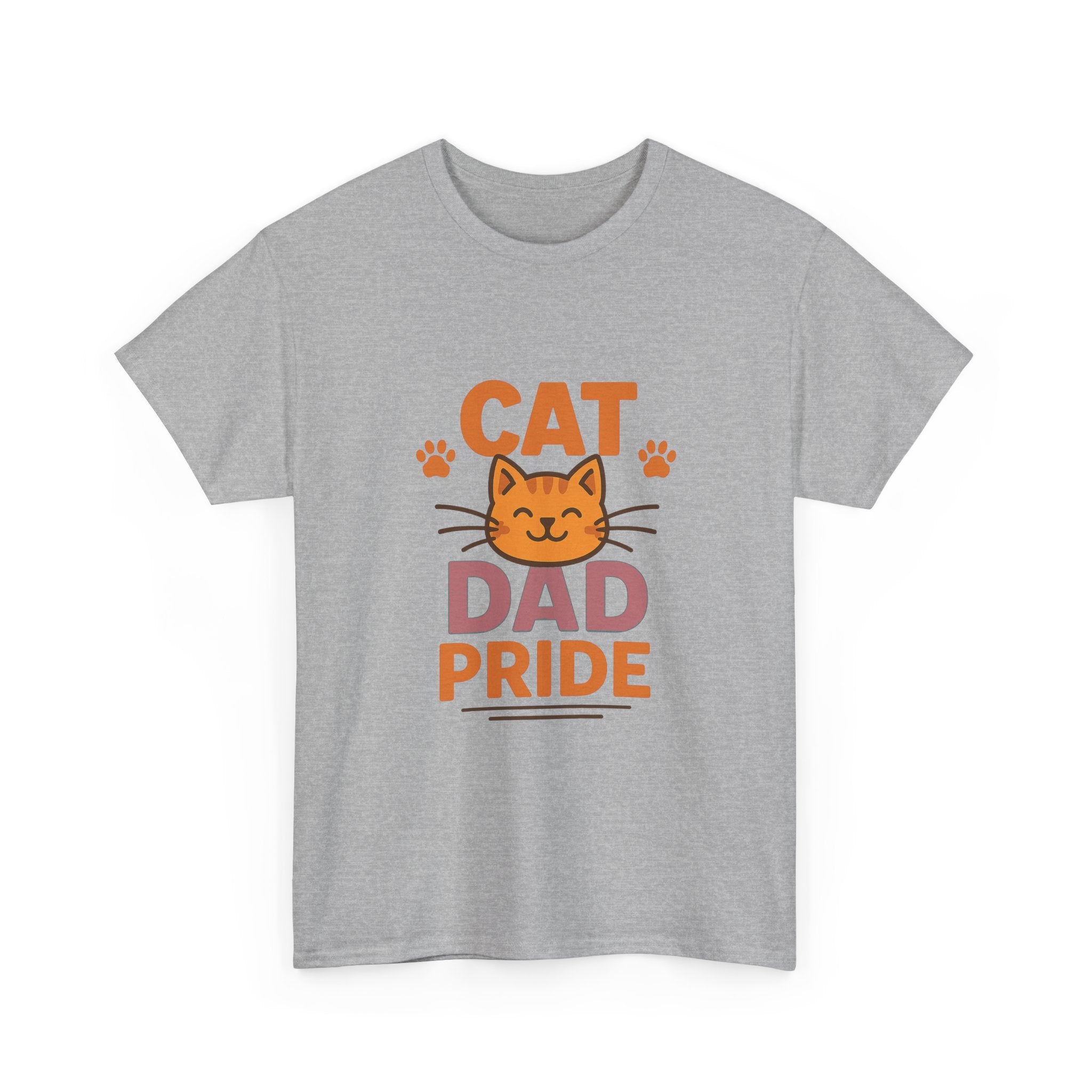 Cat Dad Just Here For The Cats T-Shirt | Cat Humor Gift | Graphic Tee
